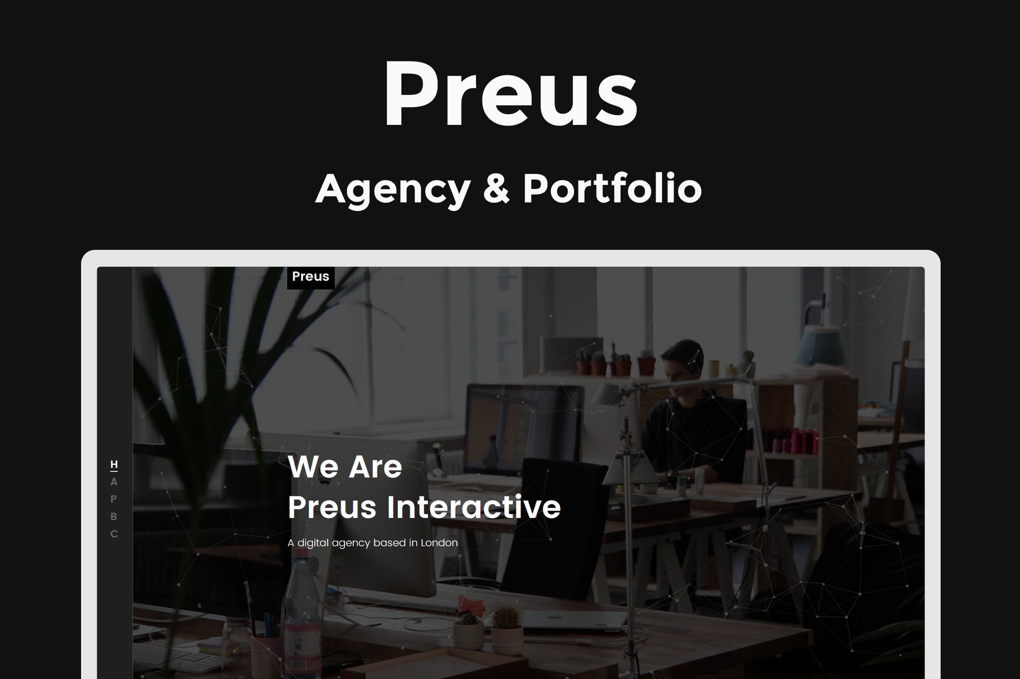 Imagen de portada de Preus - Digital Agency / Portfolio Template (plantilla web)