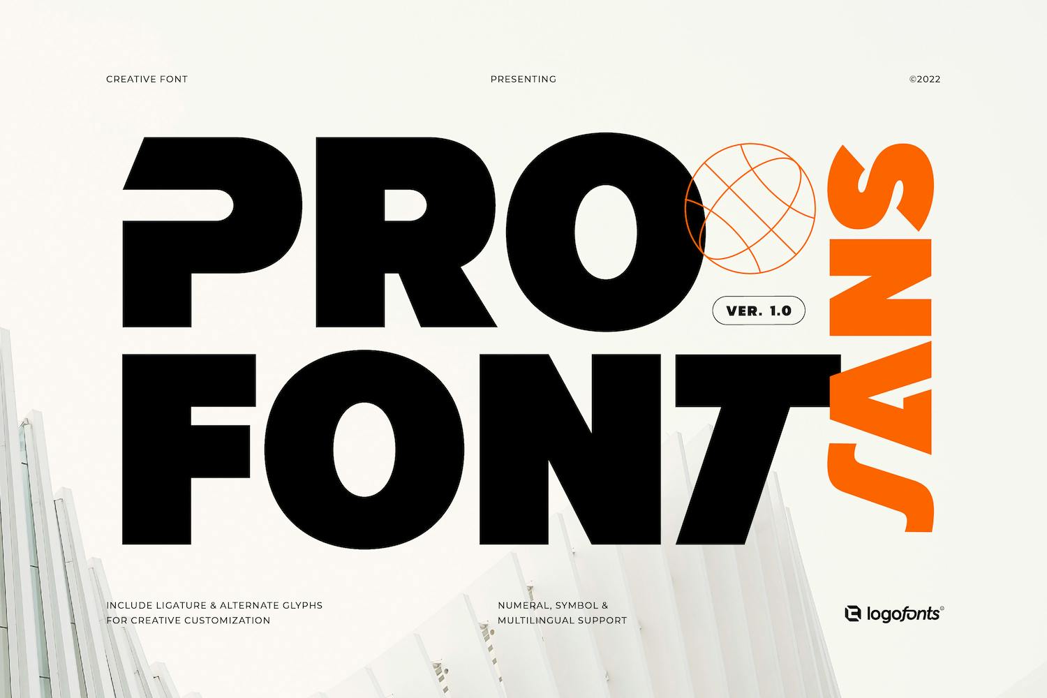 Imagen de portada de Profont - Modern Font (fuente)