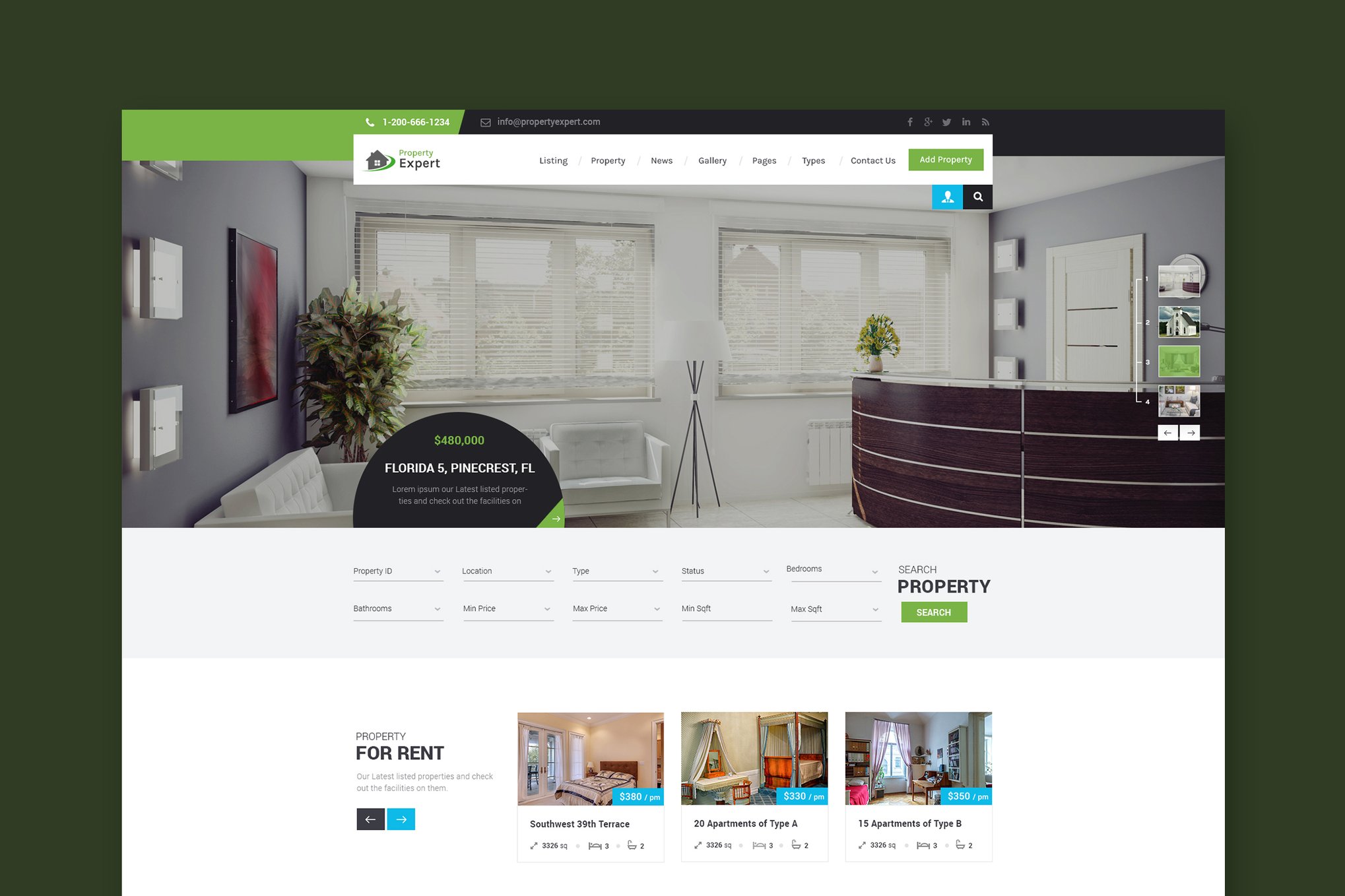 Imagen de portada de Property Expert - Real Estate HTML Template (plantilla web)