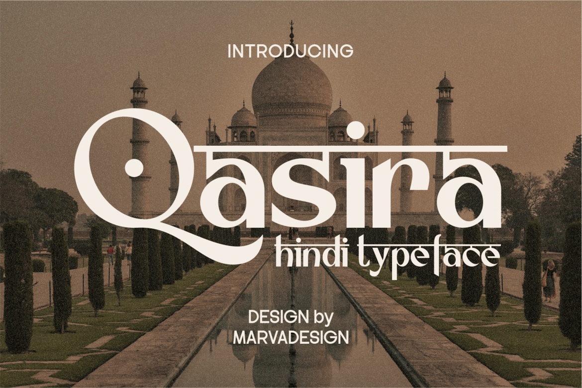 Imagen de portada de Qasira - A Modern Hindi Font (fuente)