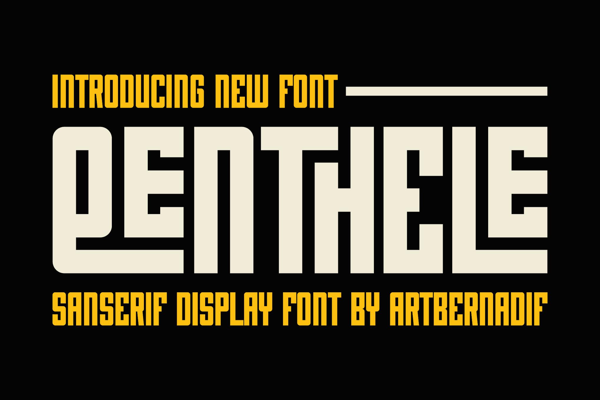 Imagen de portada de Qenthele Font (fuente)
