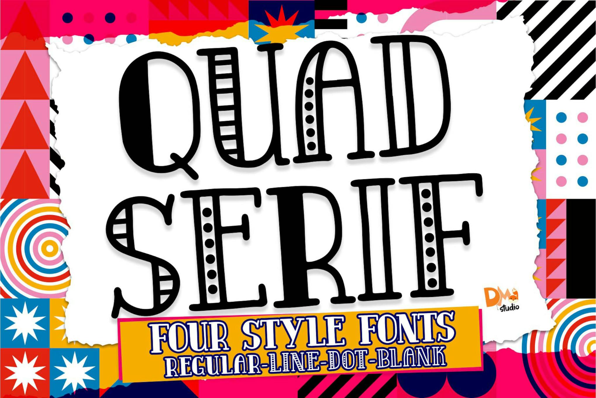 Imagen de portada de Quad Serif (fuente)