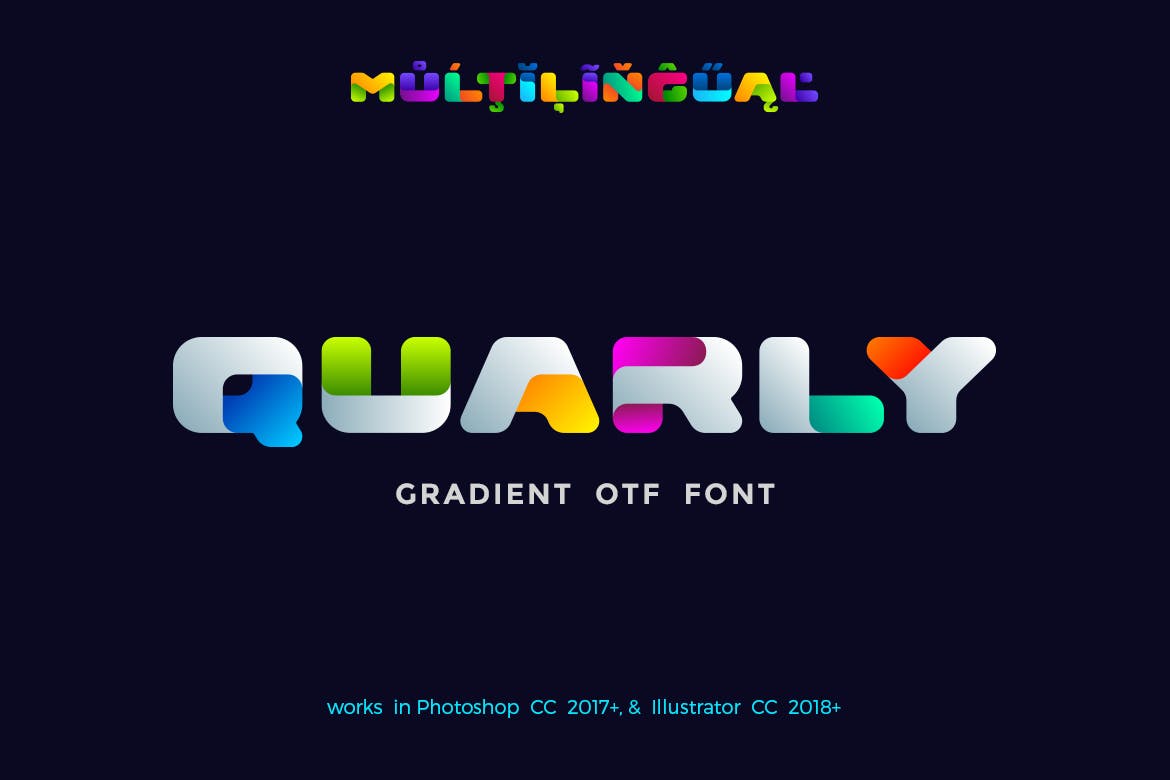 Imagen de portada de Quarly Color Font (fuente)
