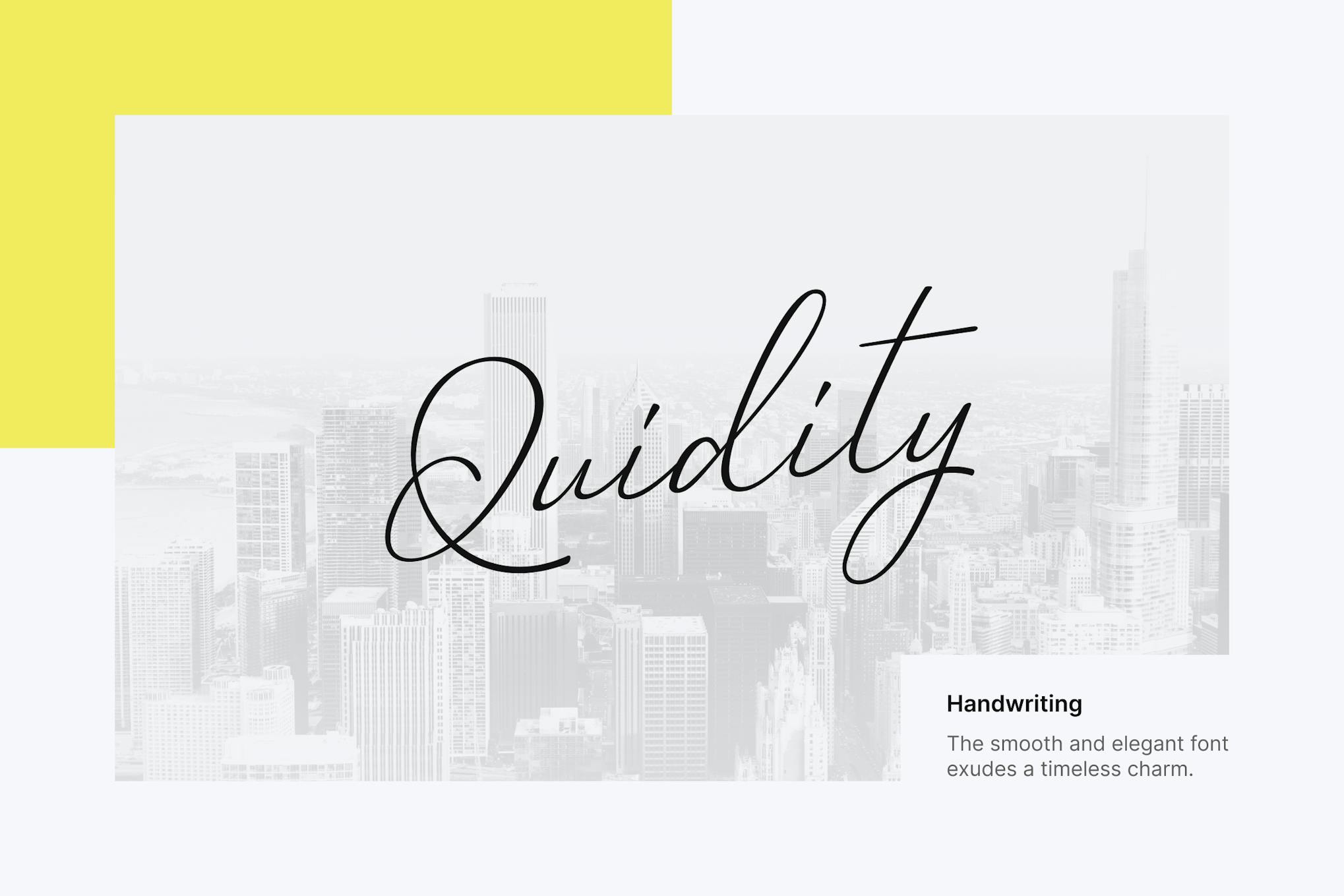 Imagen de portada de Quidity - Handwriting Typeface (fuente)