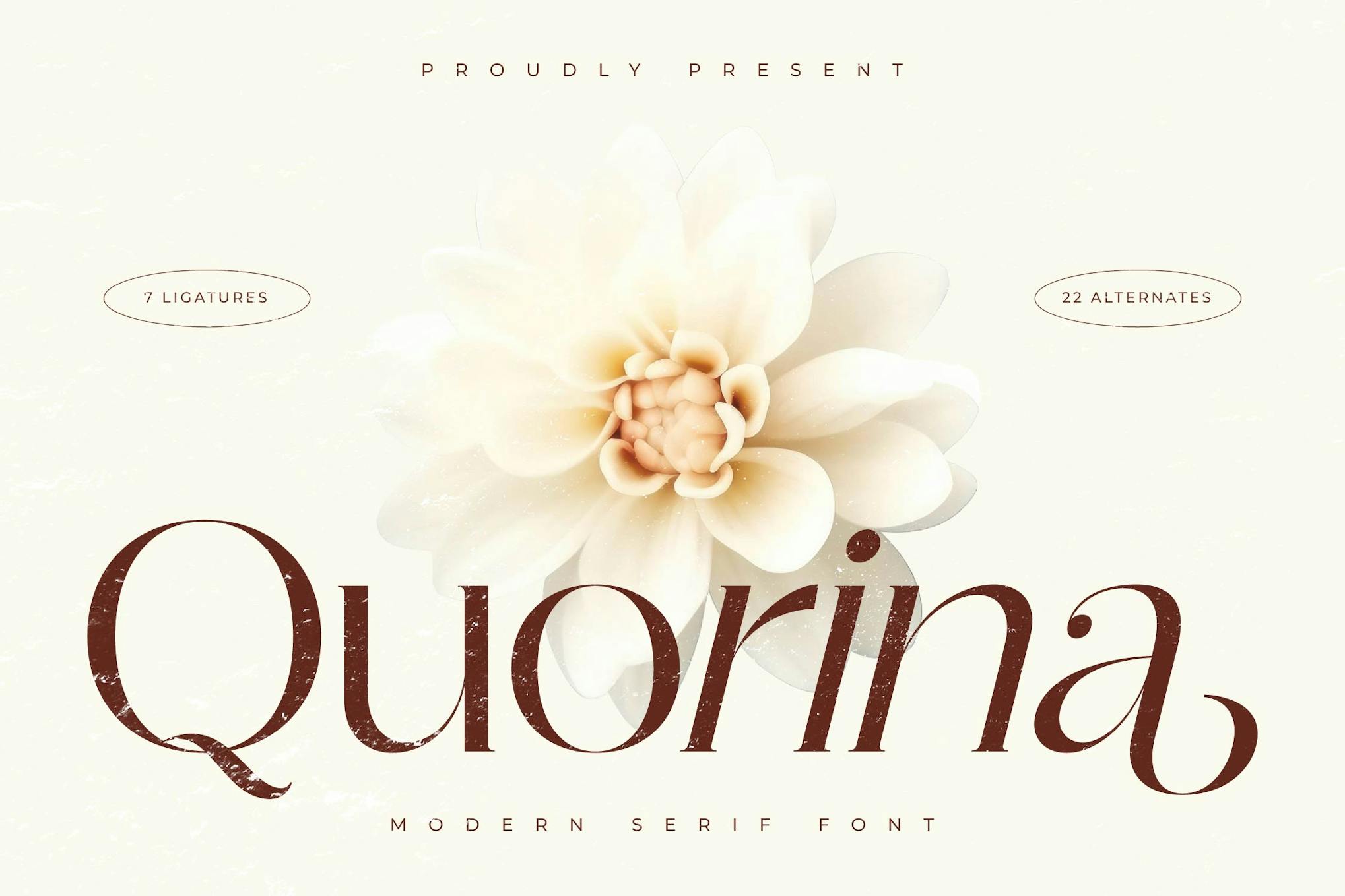 Imagen de portada de Quorina Modern Serif Font (fuente)