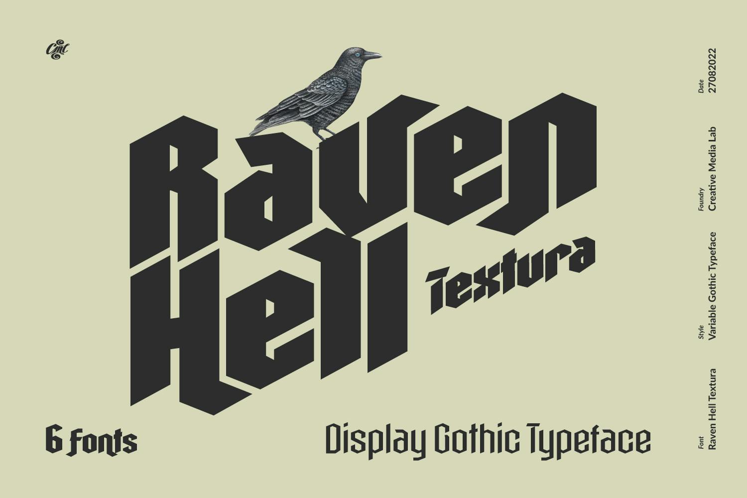 Imagen de portada de Raven Hell Textura (fuente)