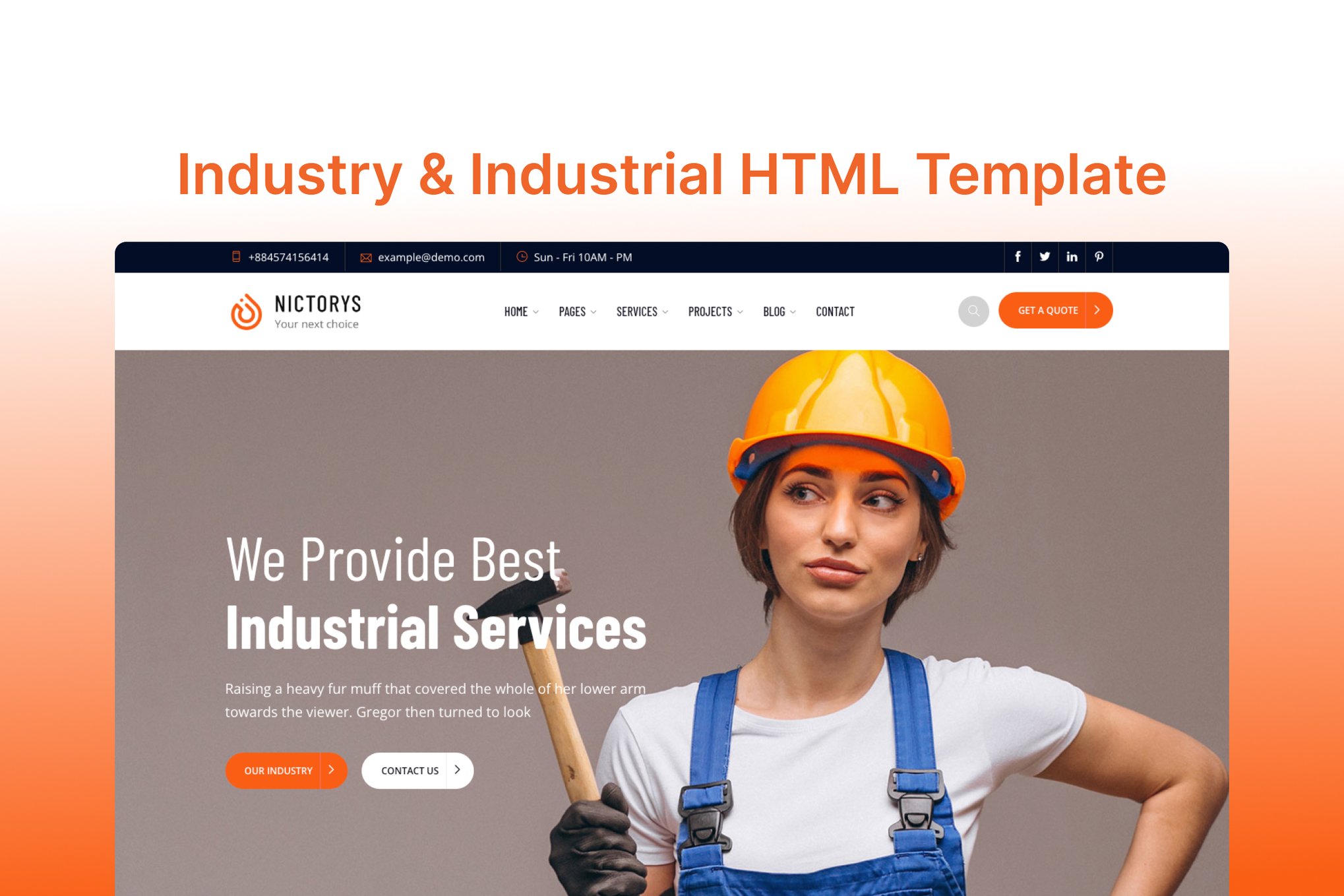 Imagen de portada de Real Estate Website Template (plantilla web)