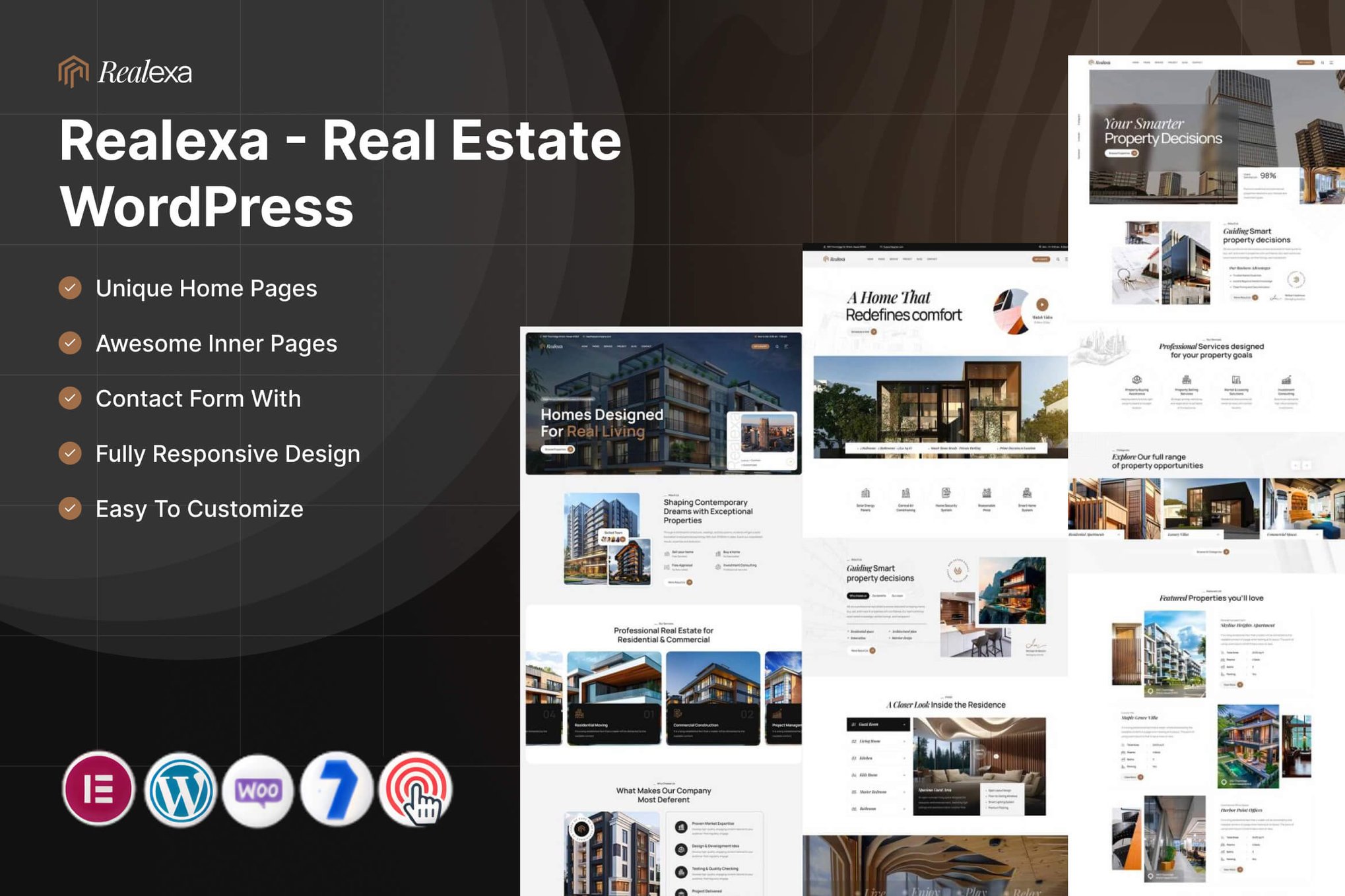 Imagen de portada de Realexa - Real Estate WordPress (tema)