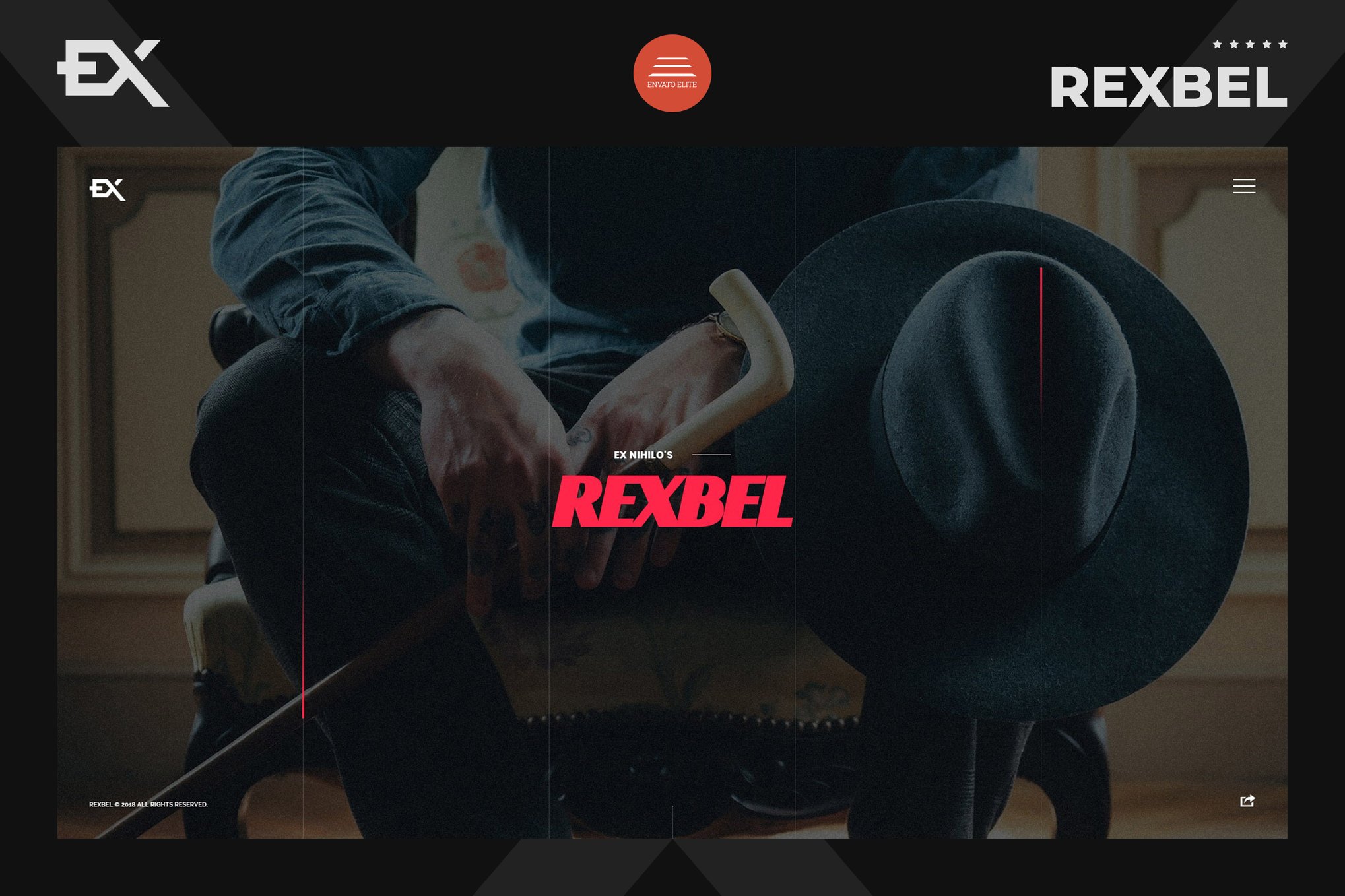 Imagen de portada de Rexbel - Photography Portfolio Template (plantilla web)