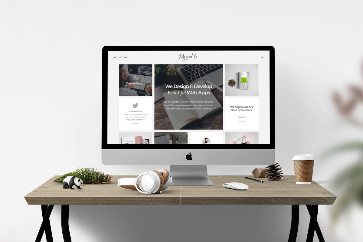 Imagen de portada de Ridgewood Co. – Responsive HTML5 Portfolio for Cre (plantilla web)