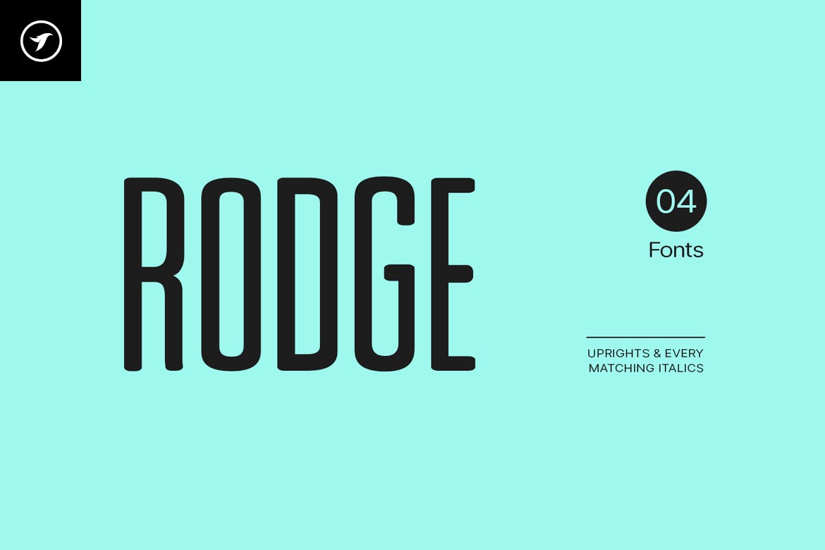 Imagen de portada de RODGE - Unique Display / Headline Typeface (fuente)
