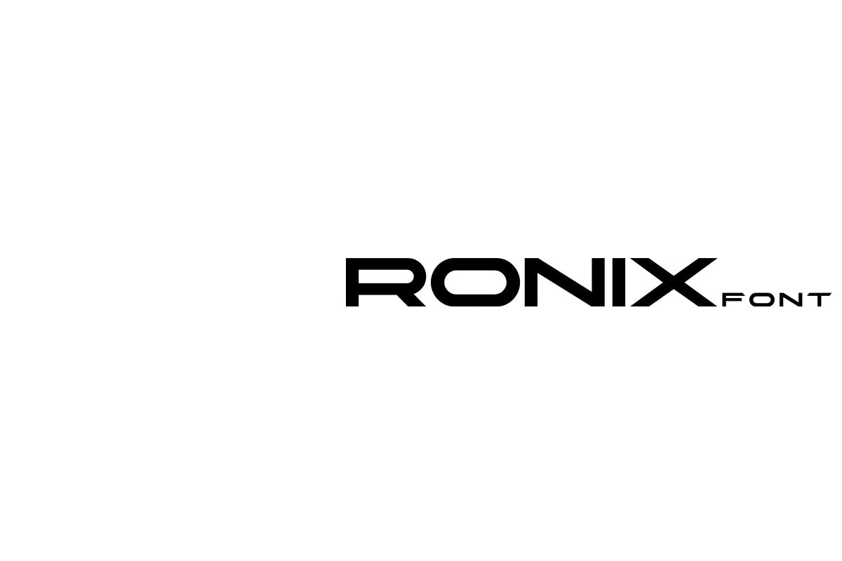 Imagen de portada de Ronix Font (fuente)