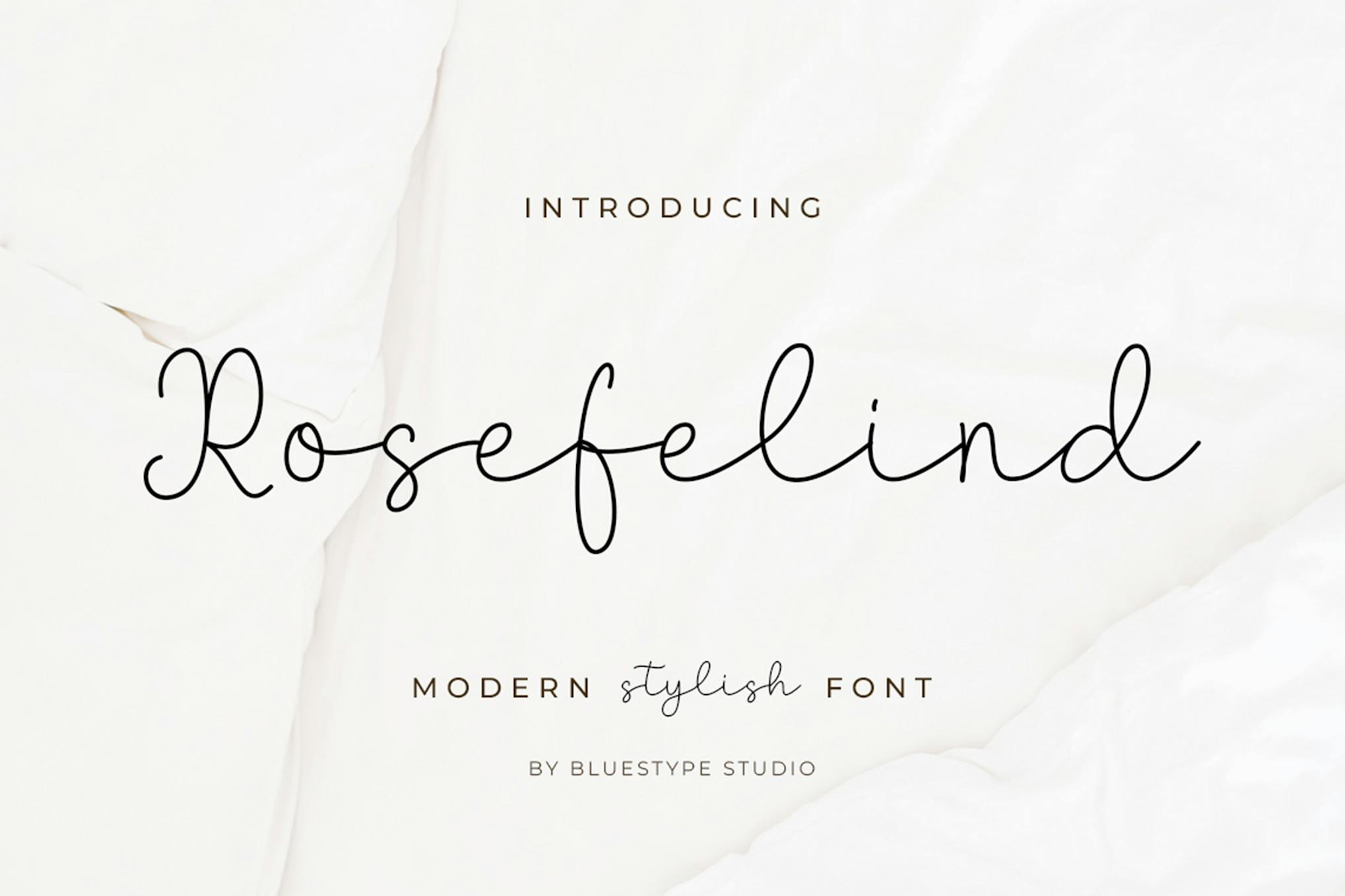 Imagen de portada de Rosefelind - Stylish Font (fuente)