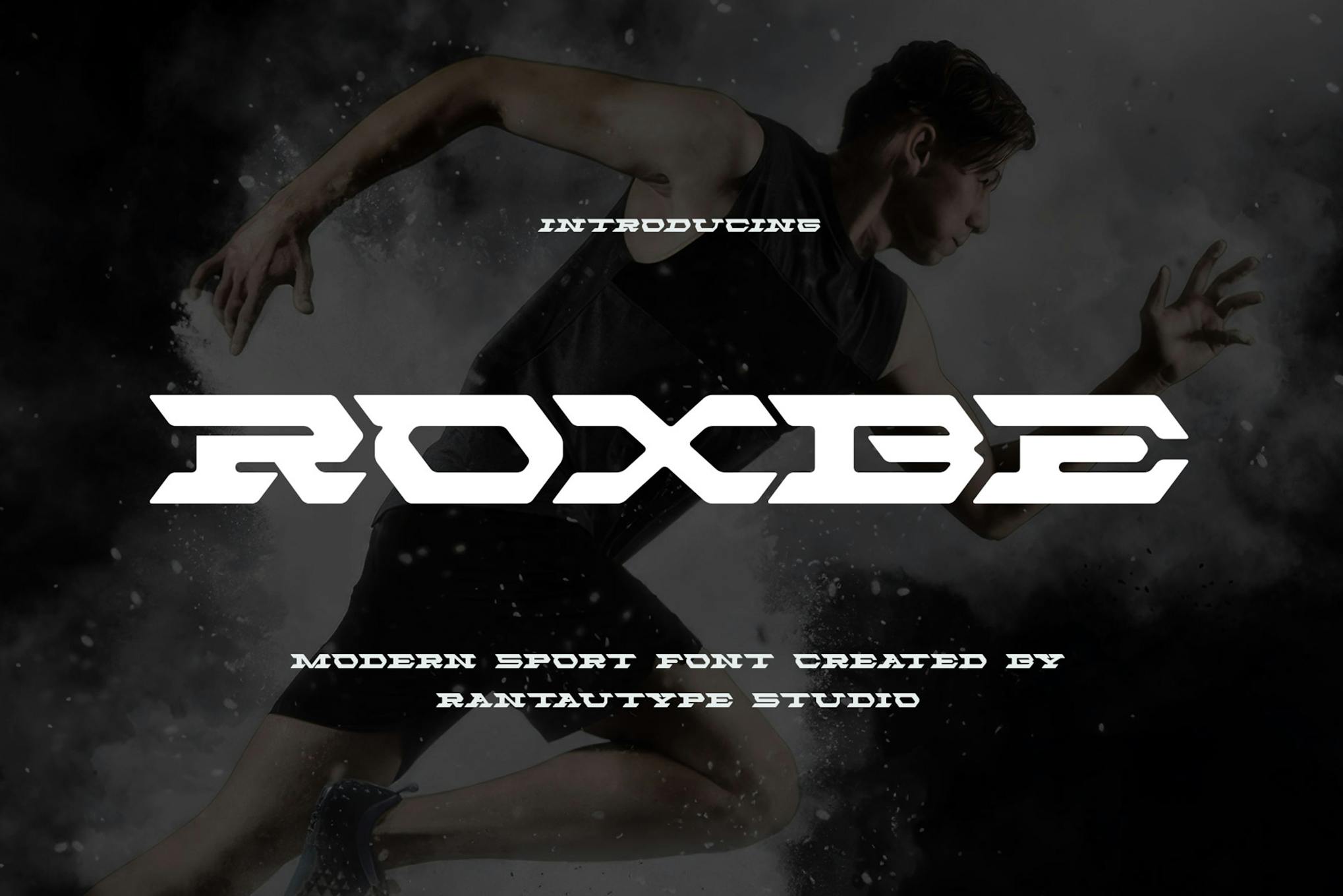 Imagen de portada de Roxbe Modern Sport Font (fuente)