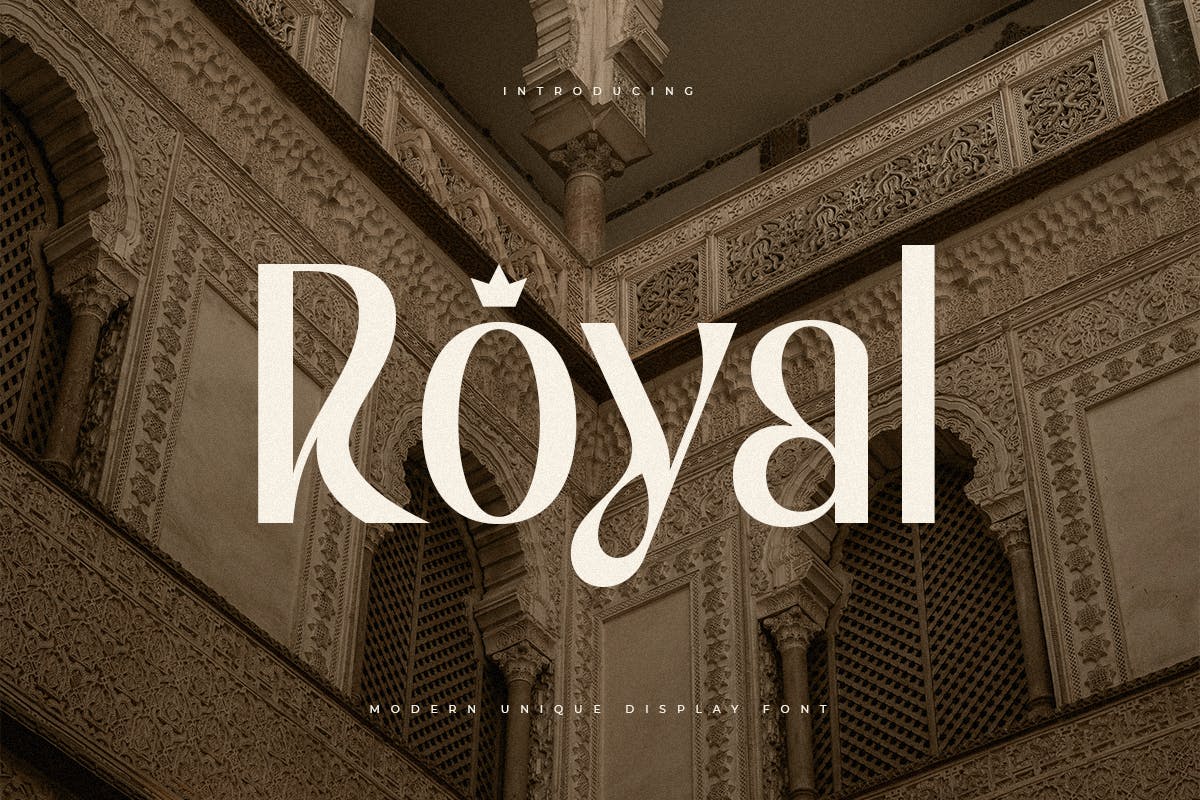 Imagen de portada de Royal - Modern Unique Display Font (fuente)