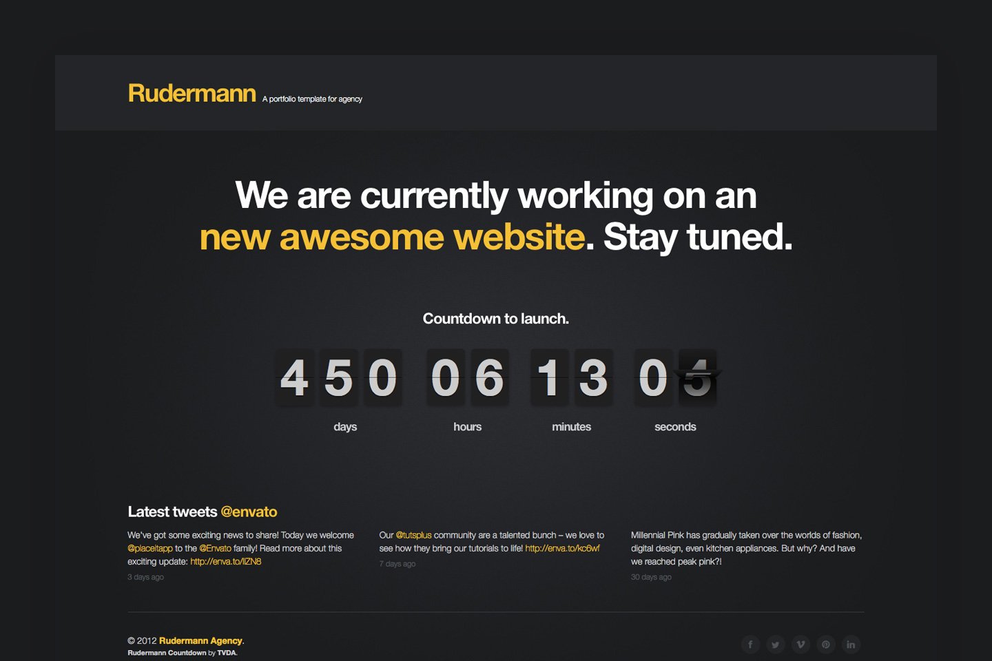 Imagen de portada de Rudermann Countdown (plantilla web)