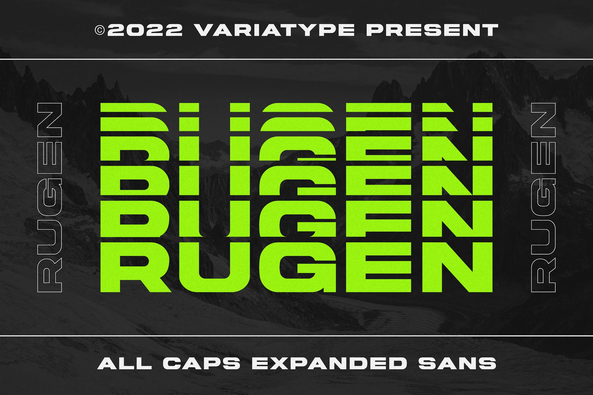 Imagen de portada de Rugen - All Caps Expanded (fuente)