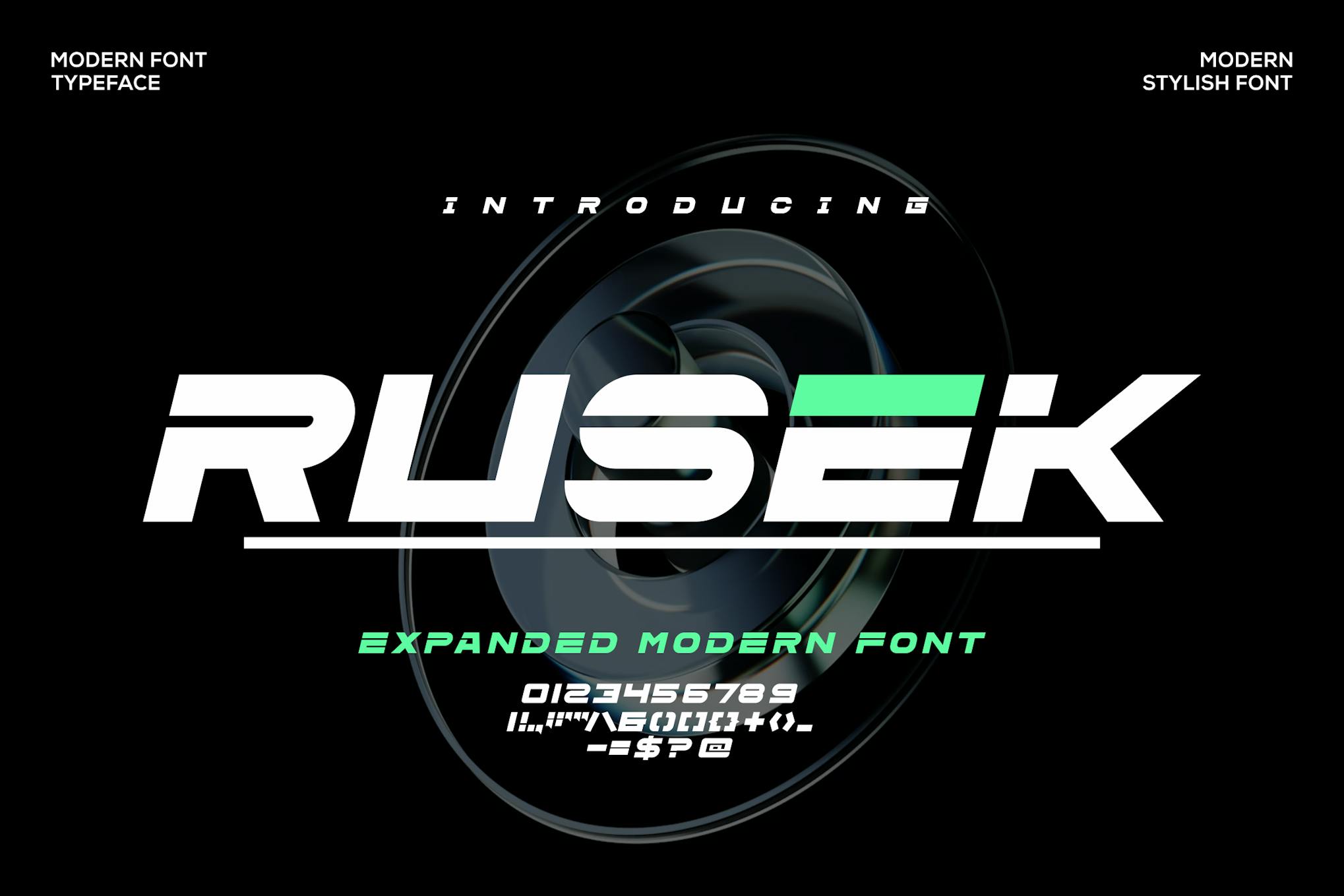 Imagen de portada de Rusek Font (fuente)