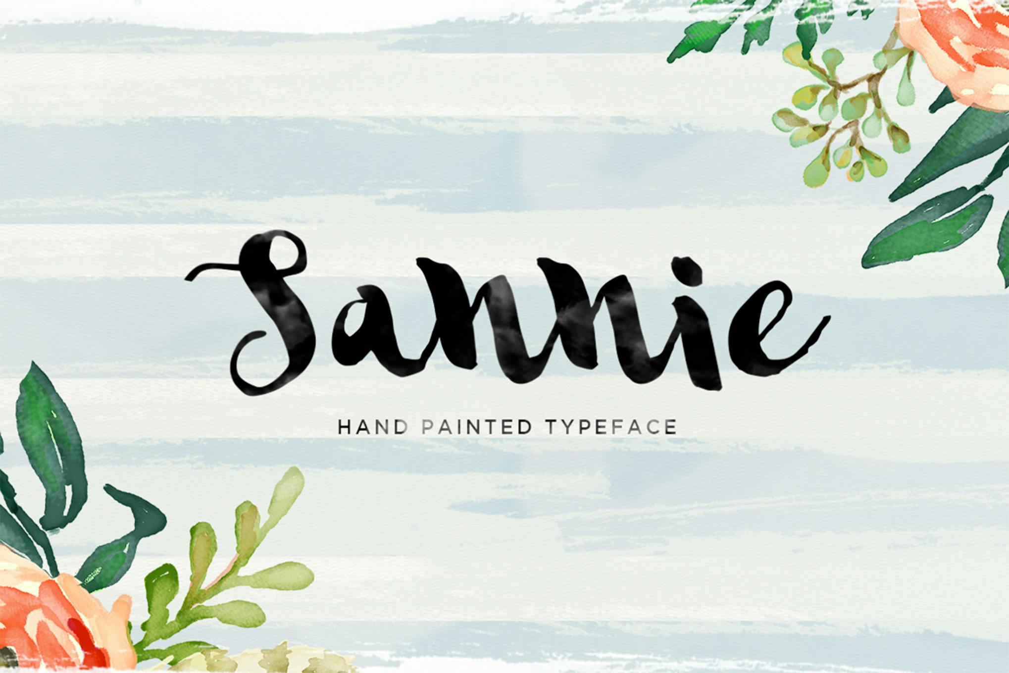 Imagen de portada de Sannie Typeface (fuente)