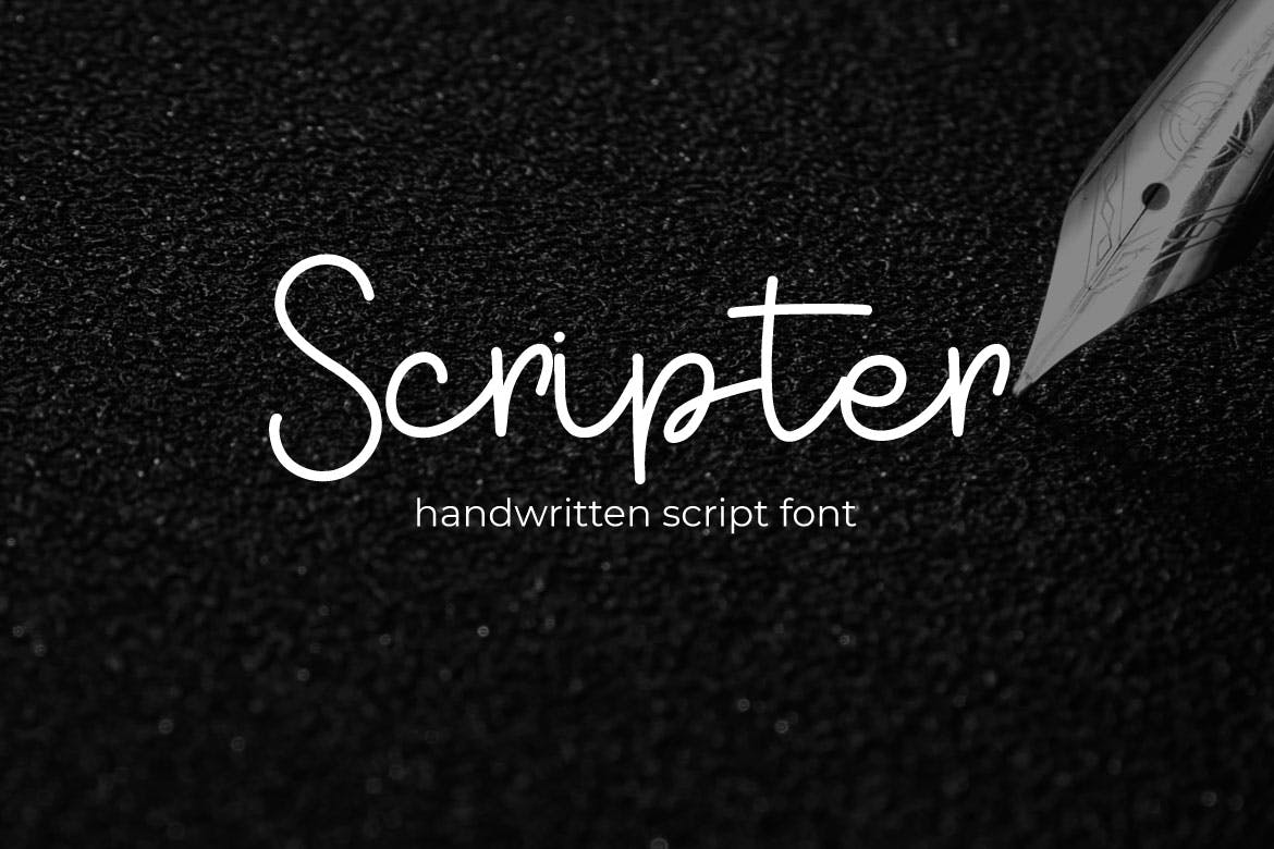 Imagen de portada de Scripter - Monoline Script Font (fuente)
