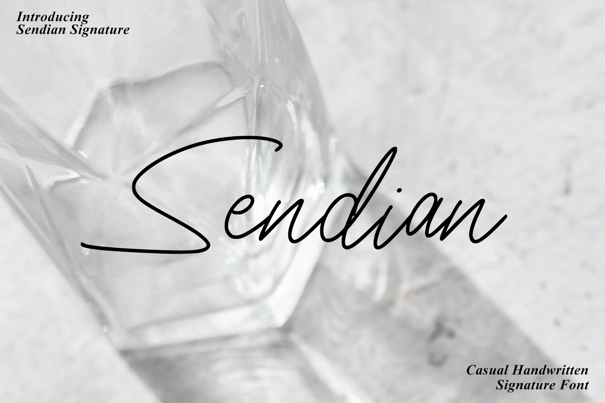 Imagen de portada de Sendian - Casual Handwritten (fuente)