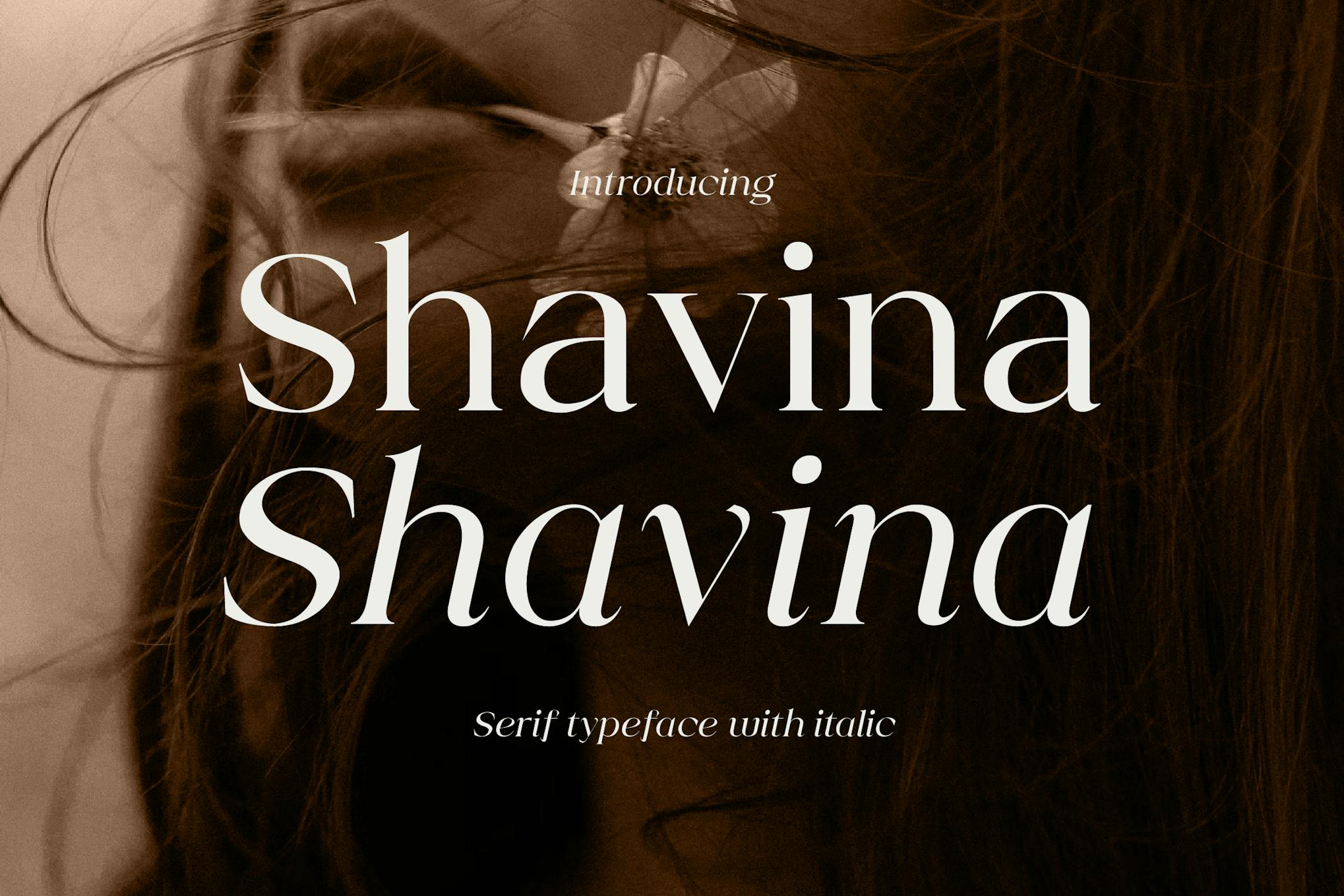 Imagen de portada de Shavina Serif Typeface (fuente)