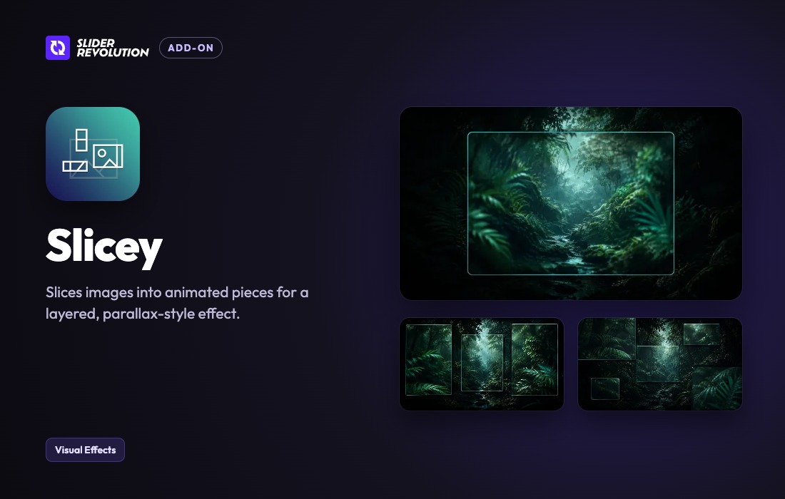 Imagen de portada de Slider Revolution Slicey Addon (plugin)