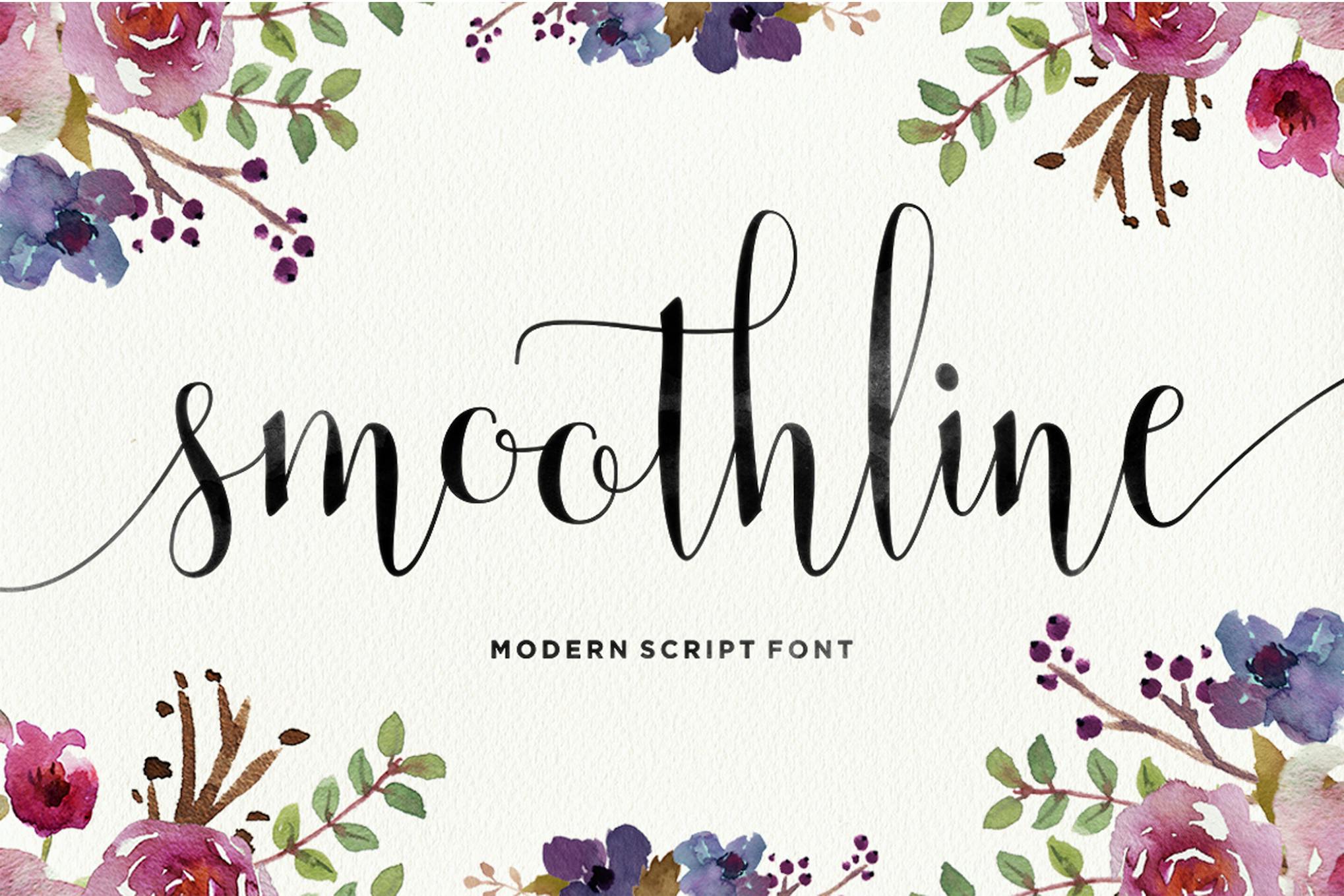 Imagen de portada de Smoothline Script (fuente)