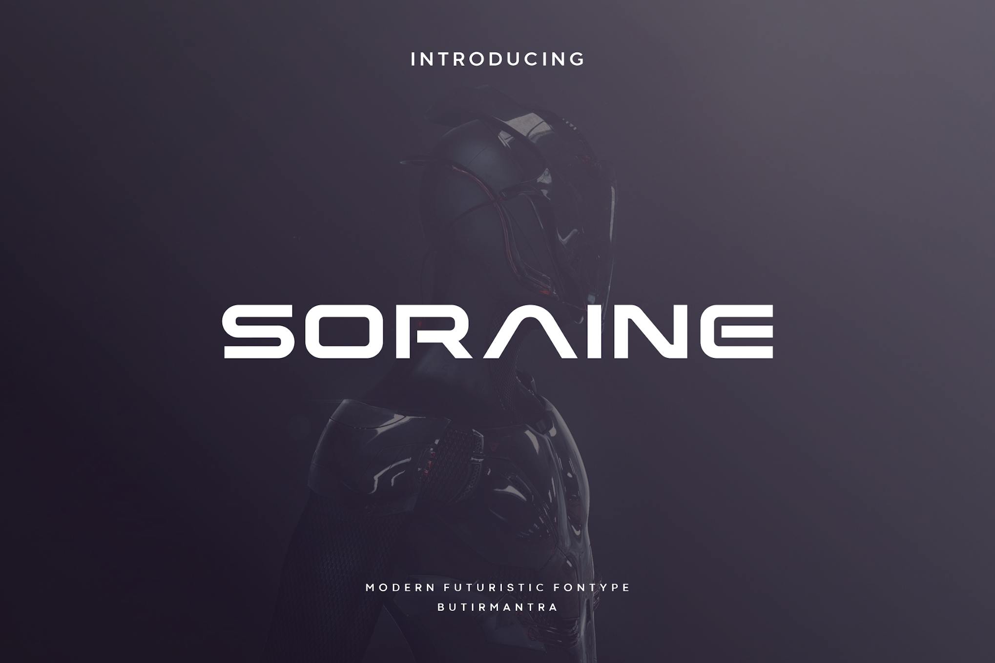 Imagen de portada de Soraine - Futuristic Font (fuente)