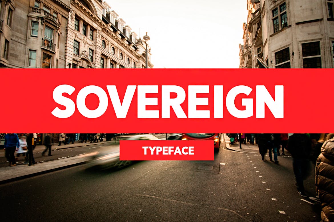 Imagen de portada de Sovereign Typeface (fuente)