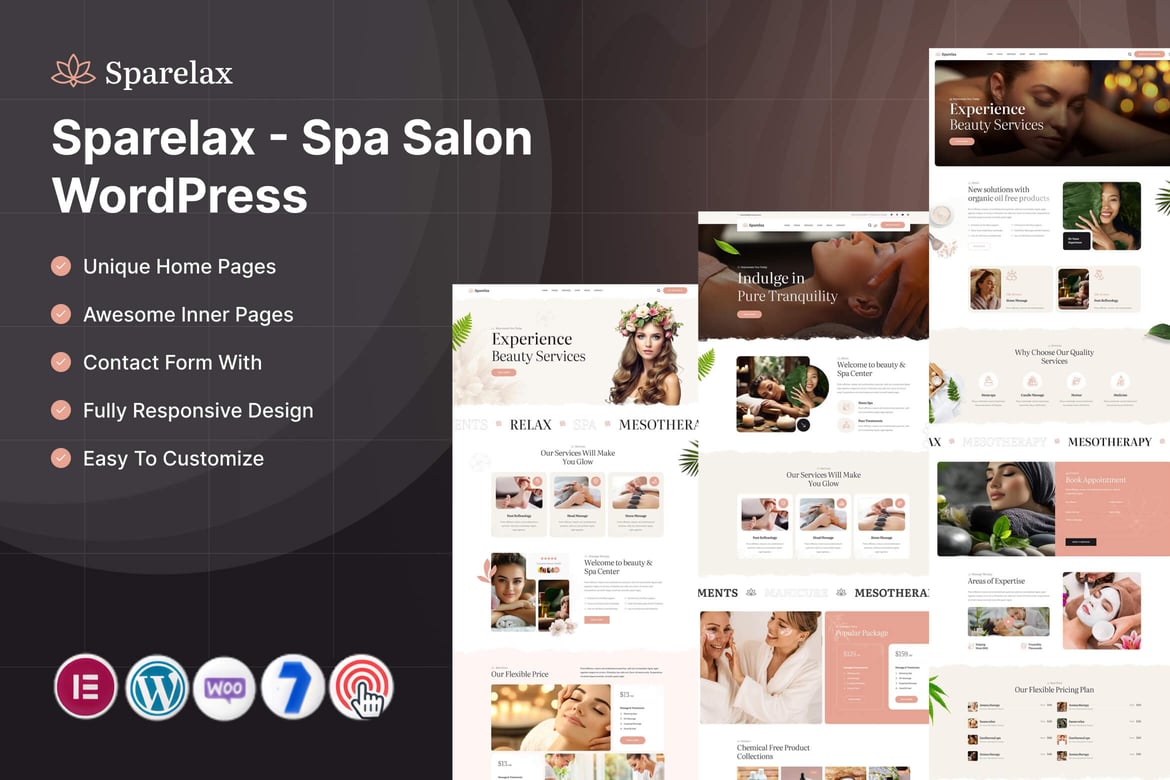 Imagen de portada de Sparelax – Spa Salon WordPress (tema)