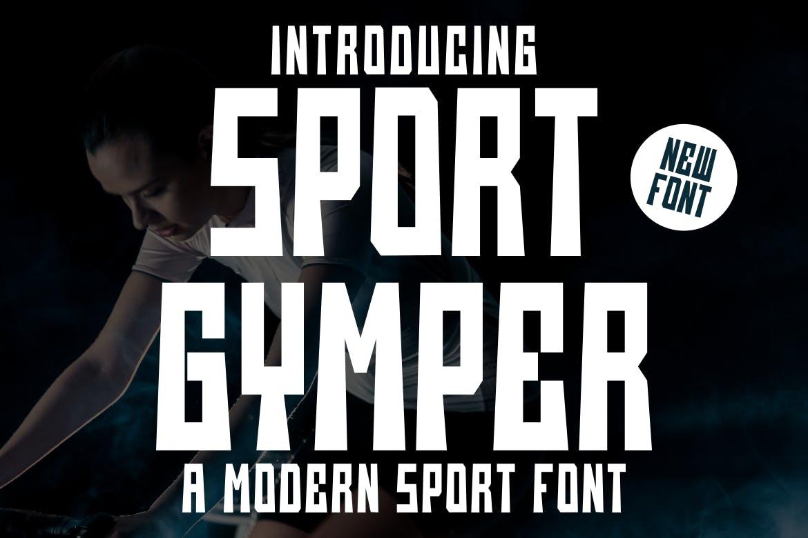 Imagen de portada de Sport Gymper Font (fuente)
