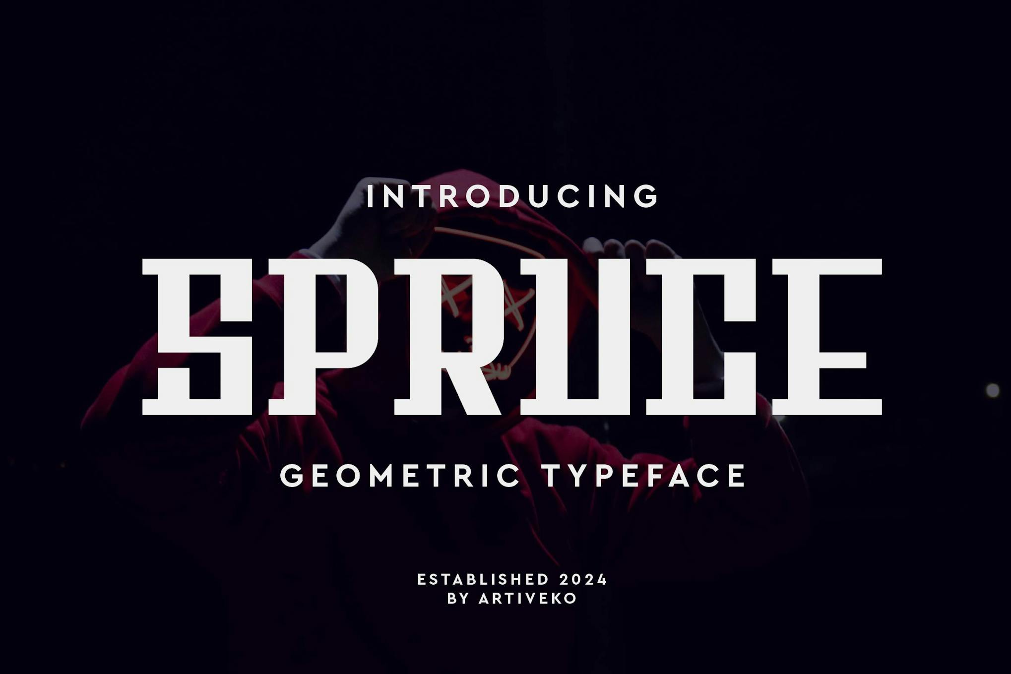 Imagen de portada de Spruce Geometric Font (fuente)