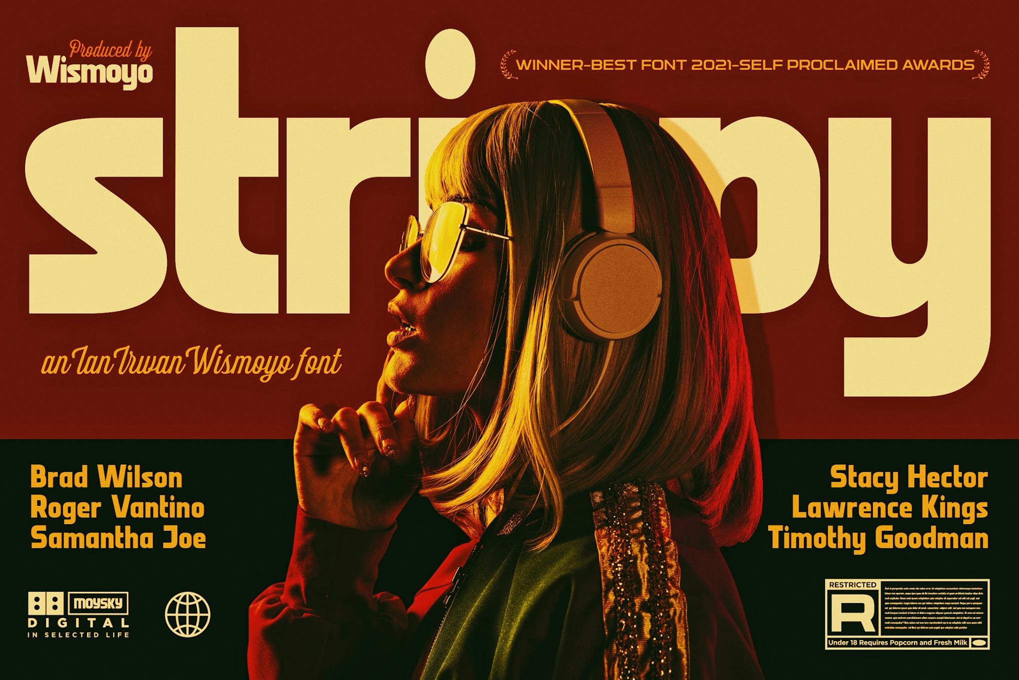 Imagen de portada de Strippy – Bold Futuristic Fonts (fuente)