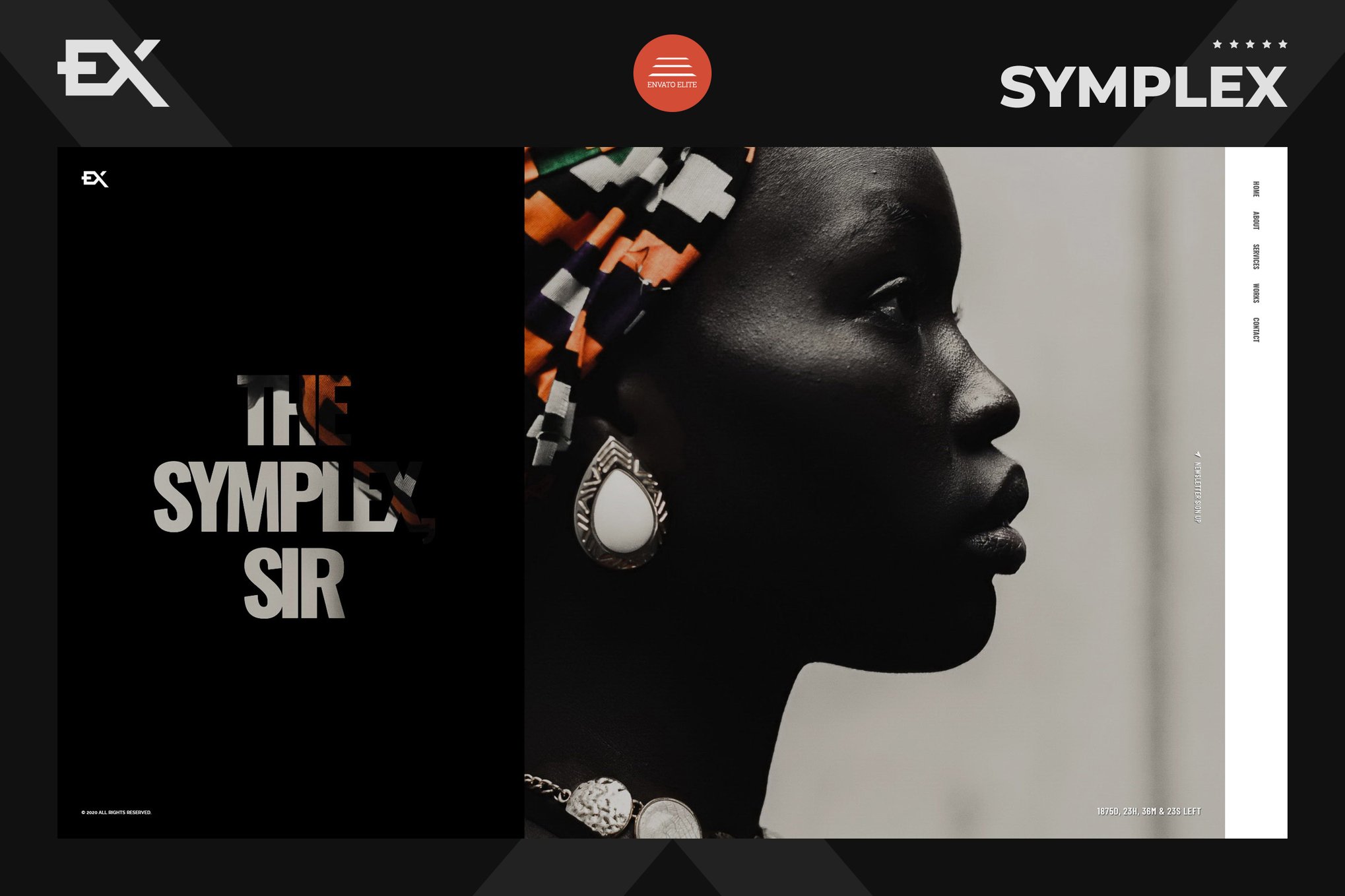 Imagen de portada de Symplex - Under Construction Template (plantilla web)