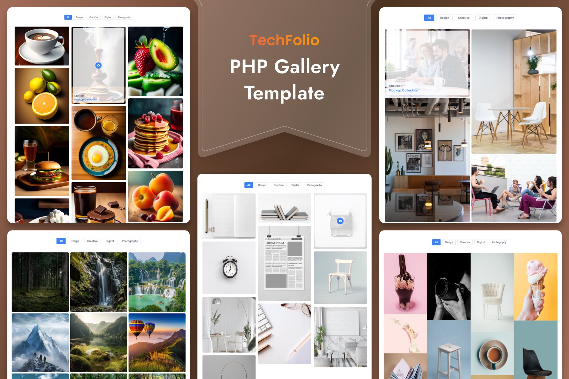 Imagen de portada de TechFolio - PHP & Tailwind CSS Portfolio Template (plantilla web)