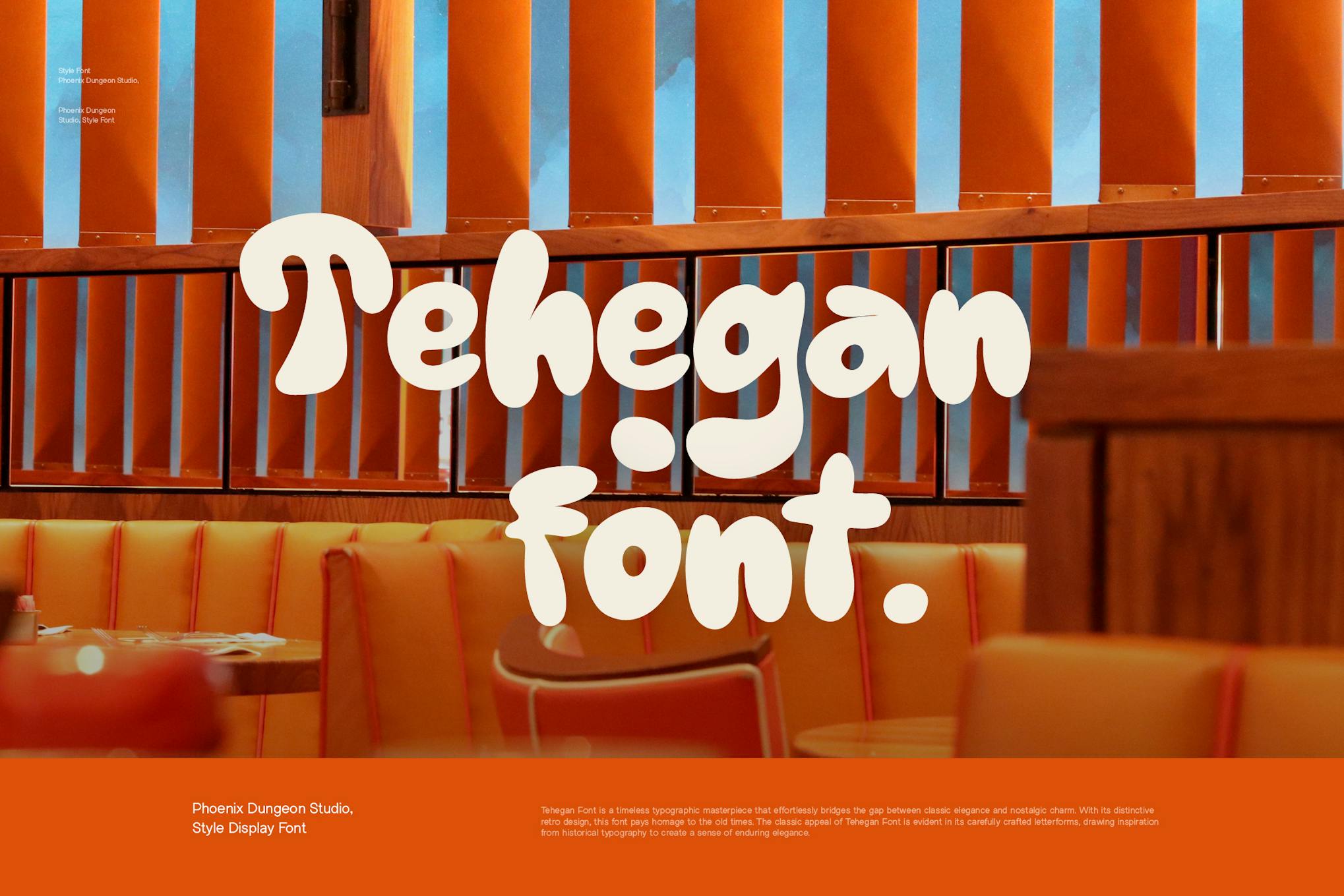 Imagen de portada de Tehegan Font (fuente)