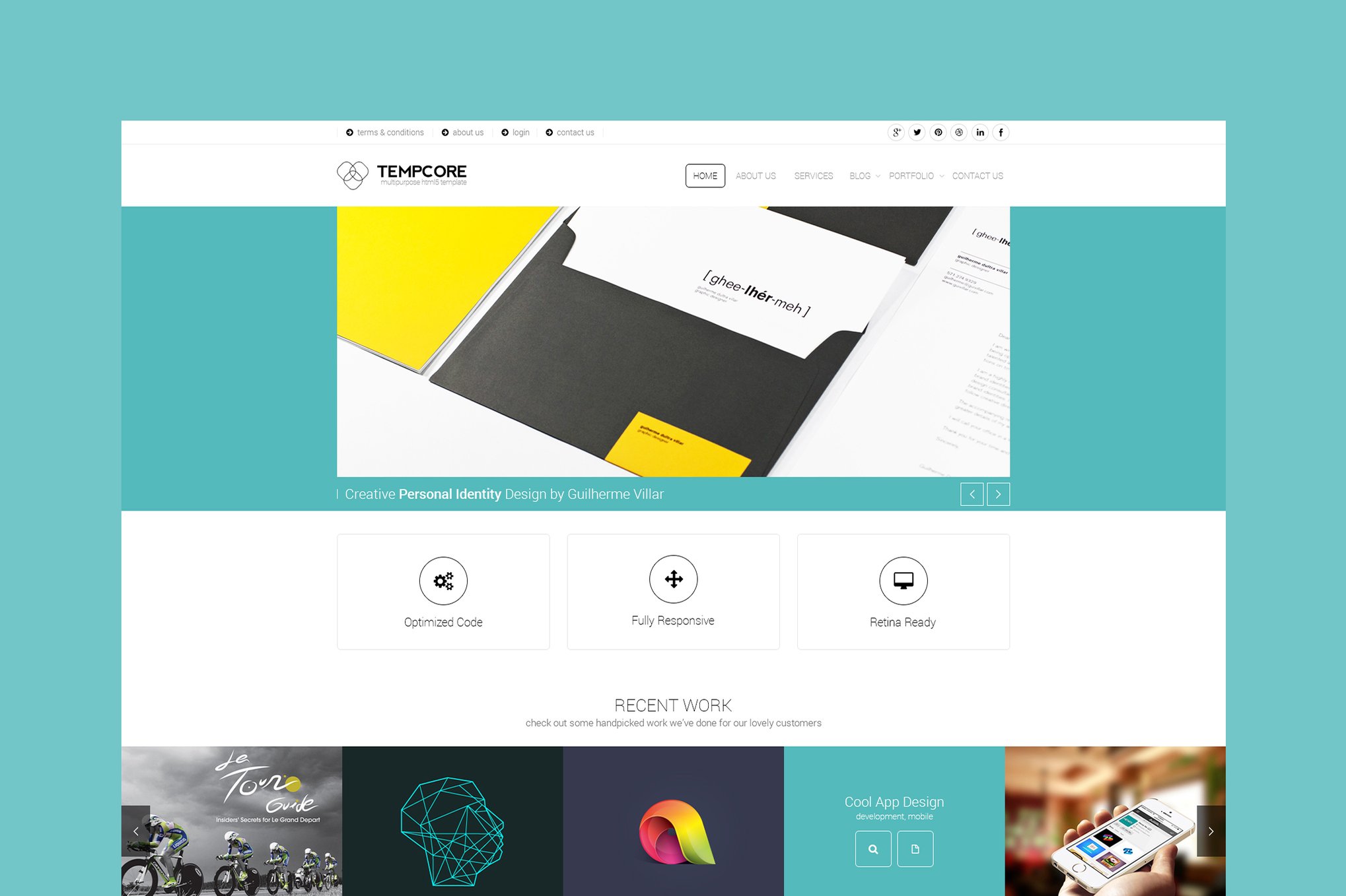 Imagen de portada de Tempcore - Business HTML5 Template (plantilla web)