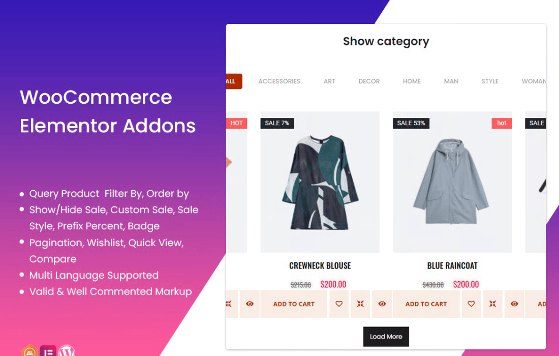 Imagen de portada de TF Woo Product Grid Addon For Elementor (plugin)