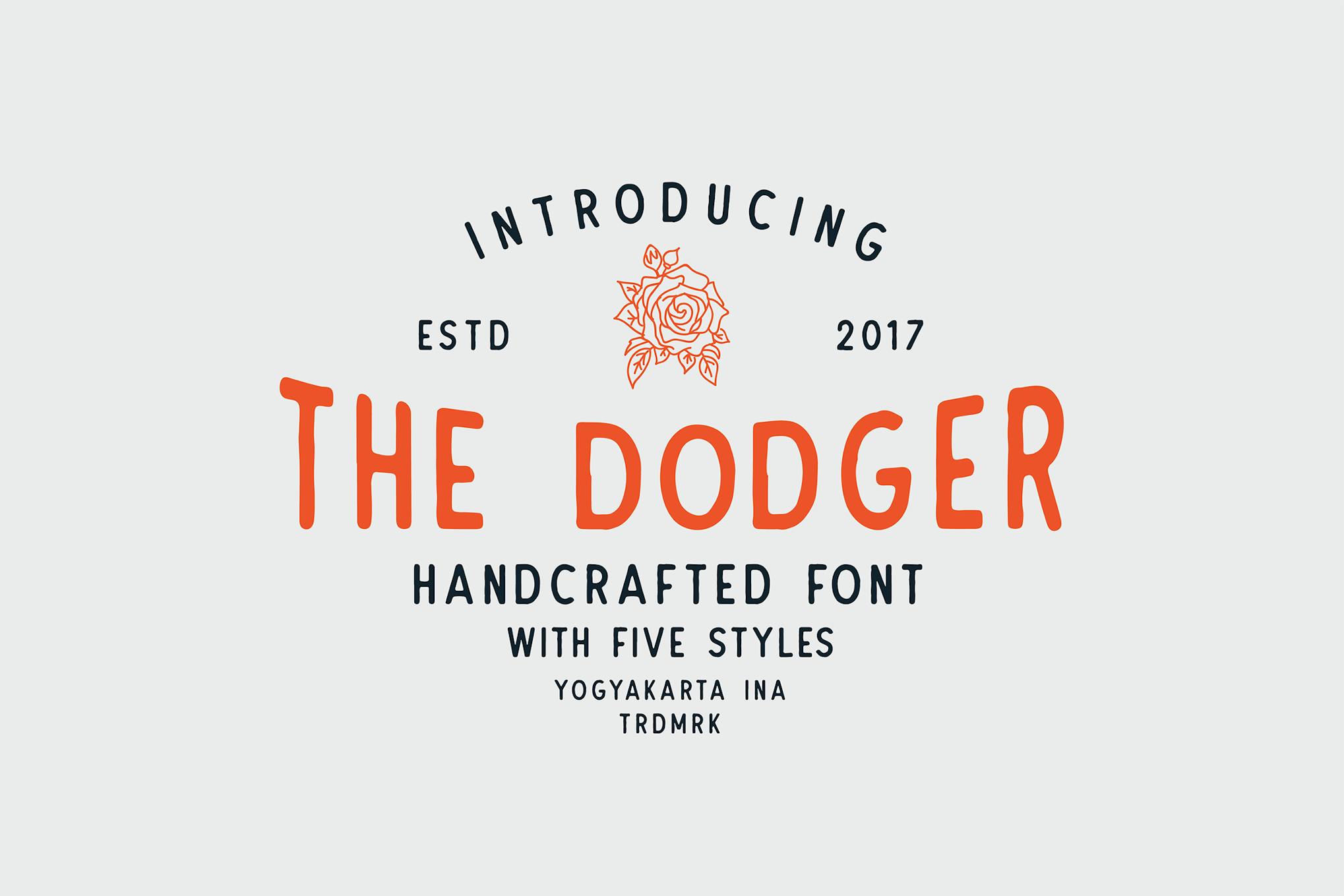 Imagen de portada de The Dodger + Extras (11 Fonts !) (fuente)
