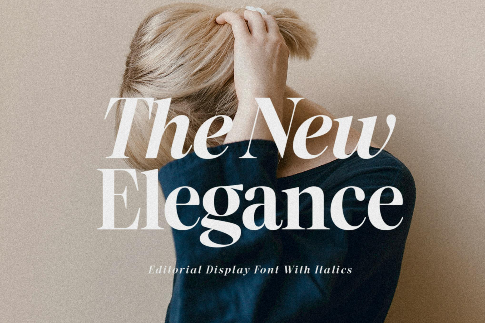 Imagen de portada de The New Elegance Serif (fuente)