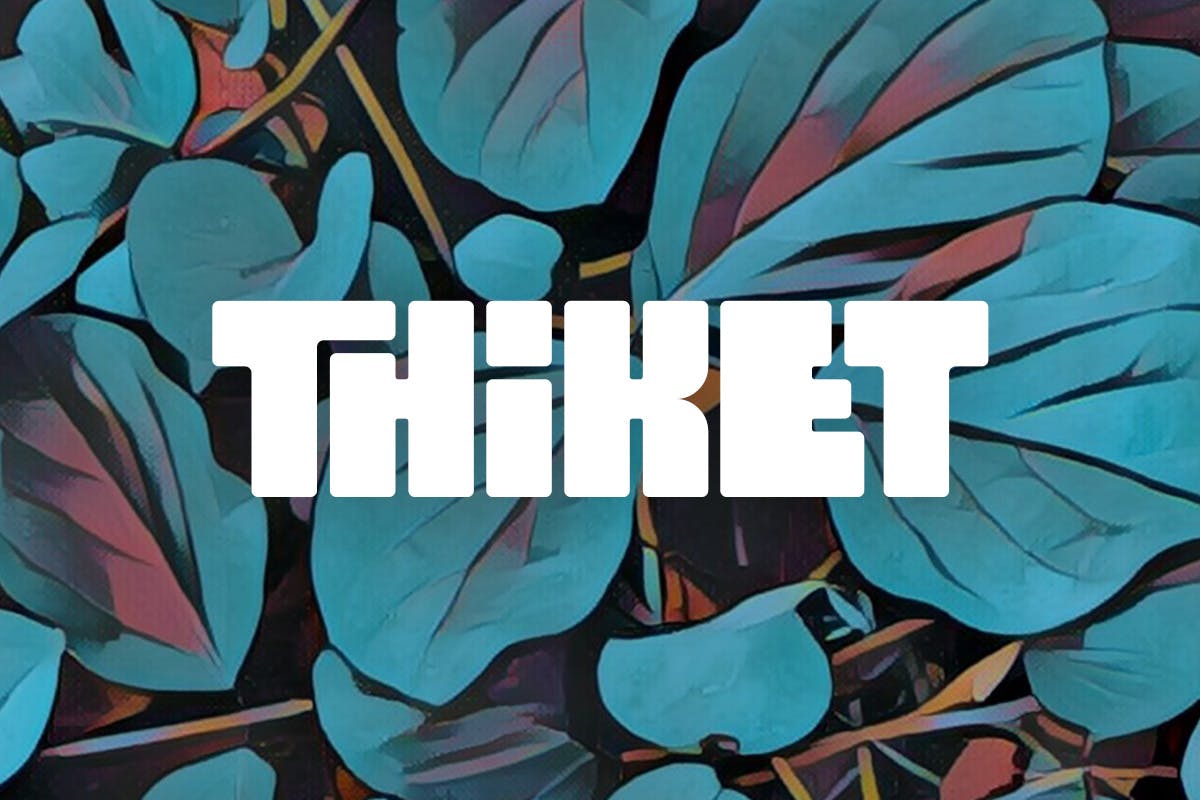 Imagen de portada de Thiket Typeface (fuente)