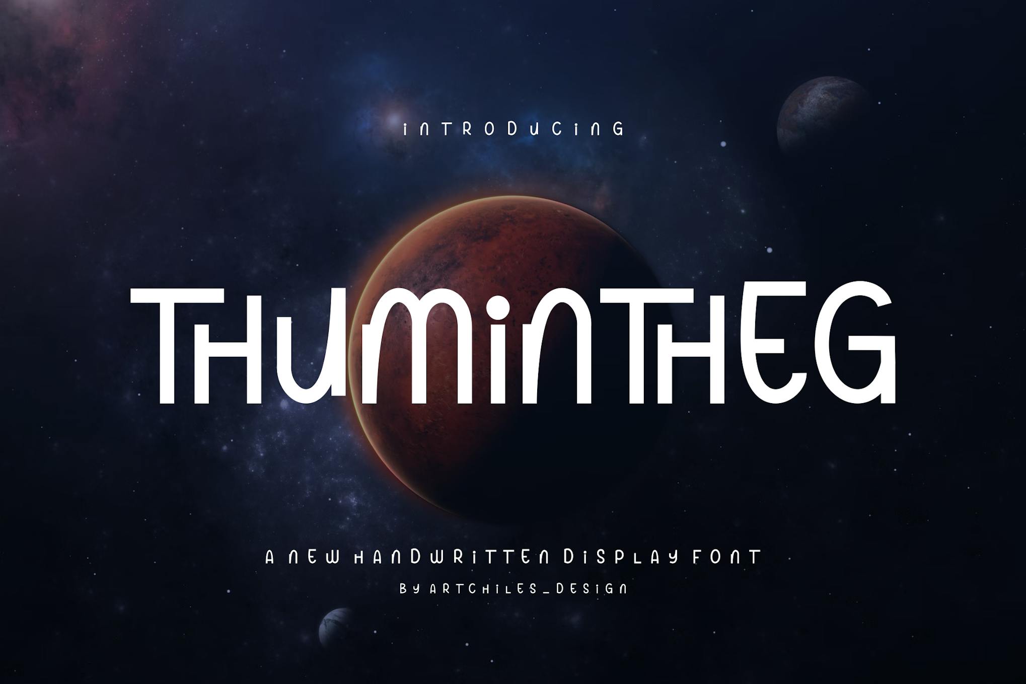 Imagen de portada de Thumintheg - Font (fuente)