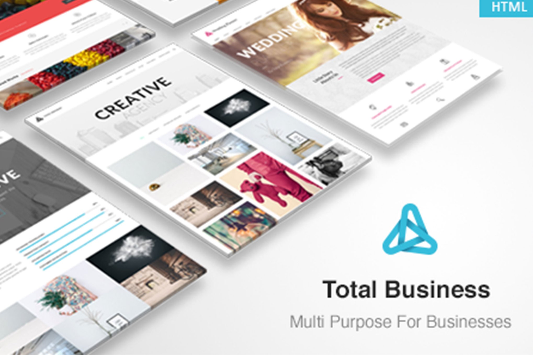 Imagen de portada de Total Business - Multi-Purpose Business HTML Templ (plantilla web)