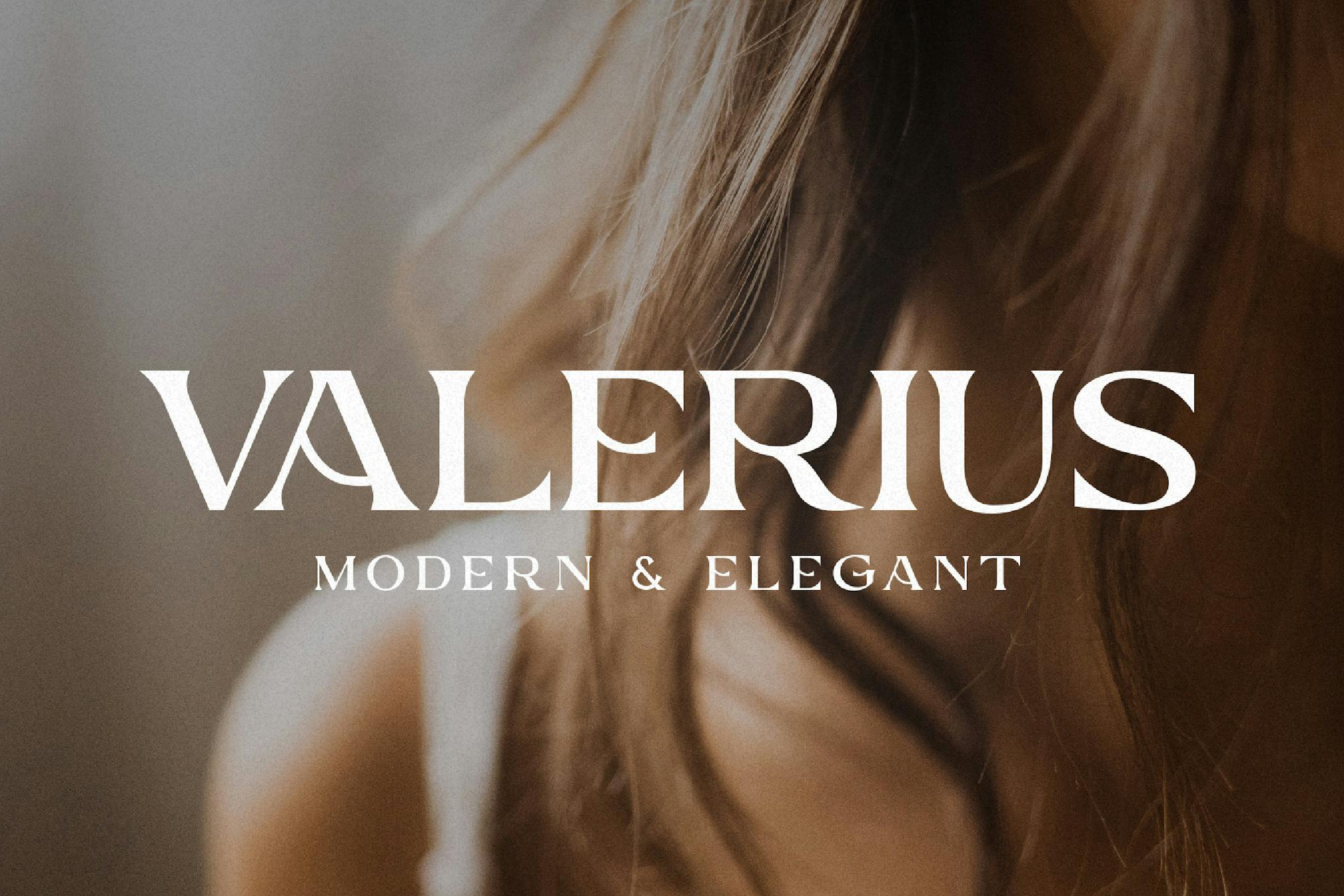 Imagen de portada de Valerius - Elegant Typeface (fuente)