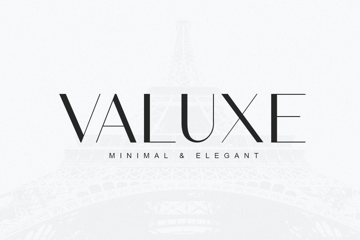 Imagen de portada de Valuxe - Minimal & Elegant (fuente)