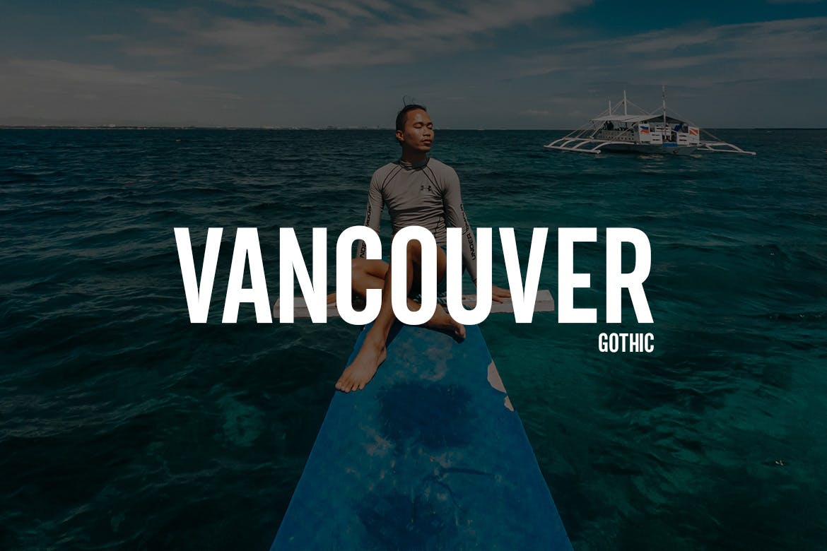 Imagen de portada de Vancouver - Gothic Typeface + WebFonts (fuente)
