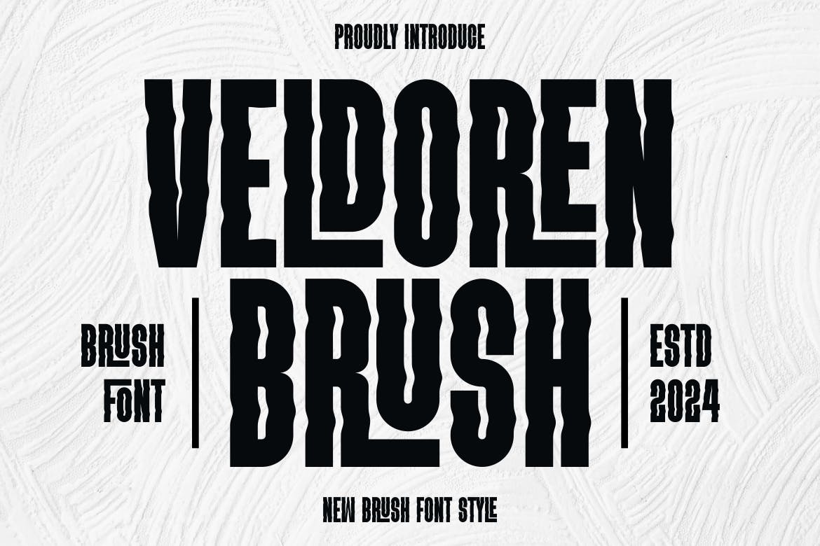 Imagen de portada de VELDOREN BRUSH - Brush Font (fuente)