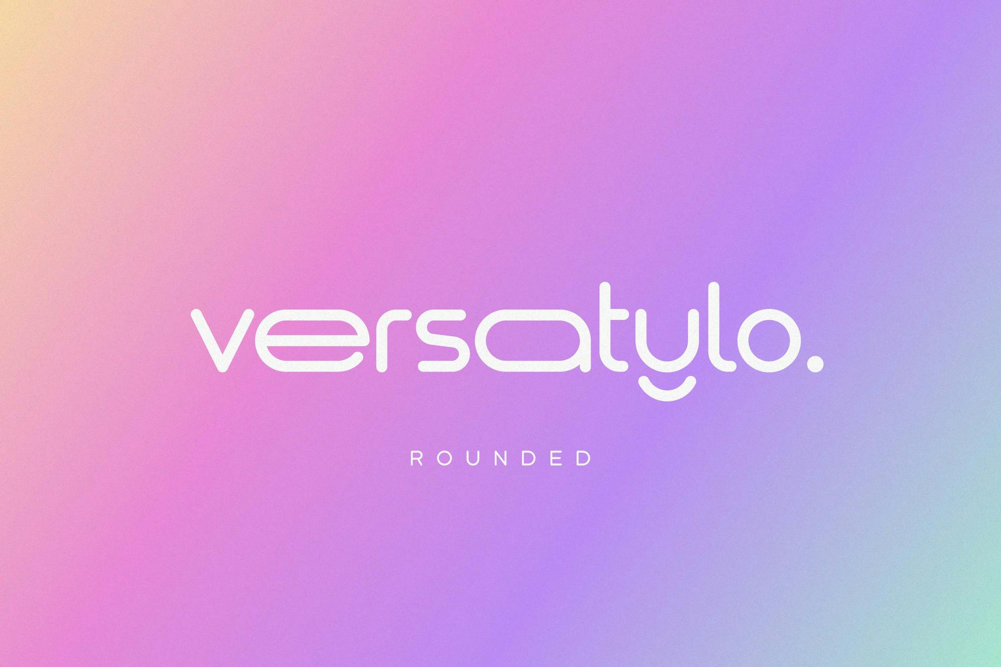 Imagen de portada de Versatylo Rounded - Logo Font (fuente)