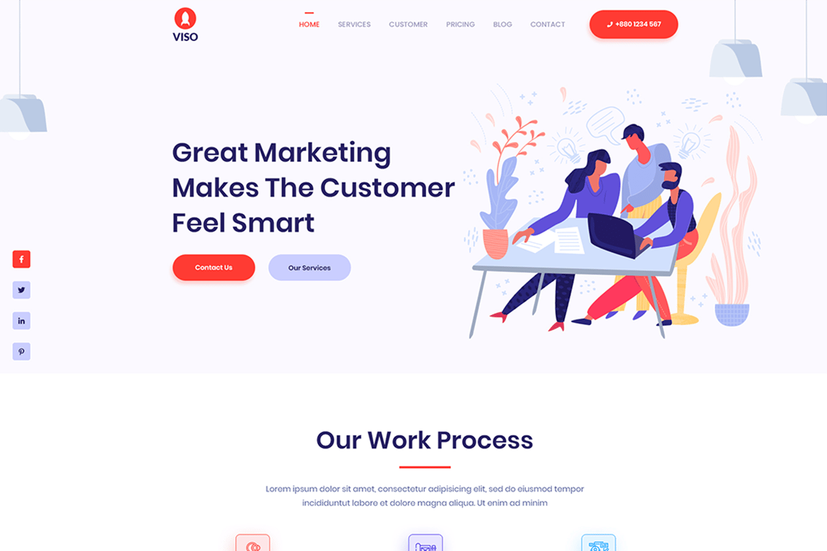 Imagen de portada de VISO - Creative Agency Portfolio HTML5 Template (plantilla web)